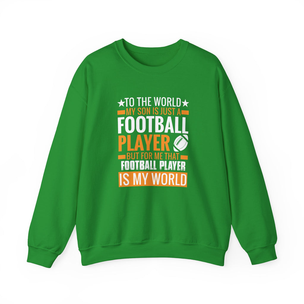 That Football Player Is My Whole World Unisex Heavy Blend Crewneck Sweatshirt
