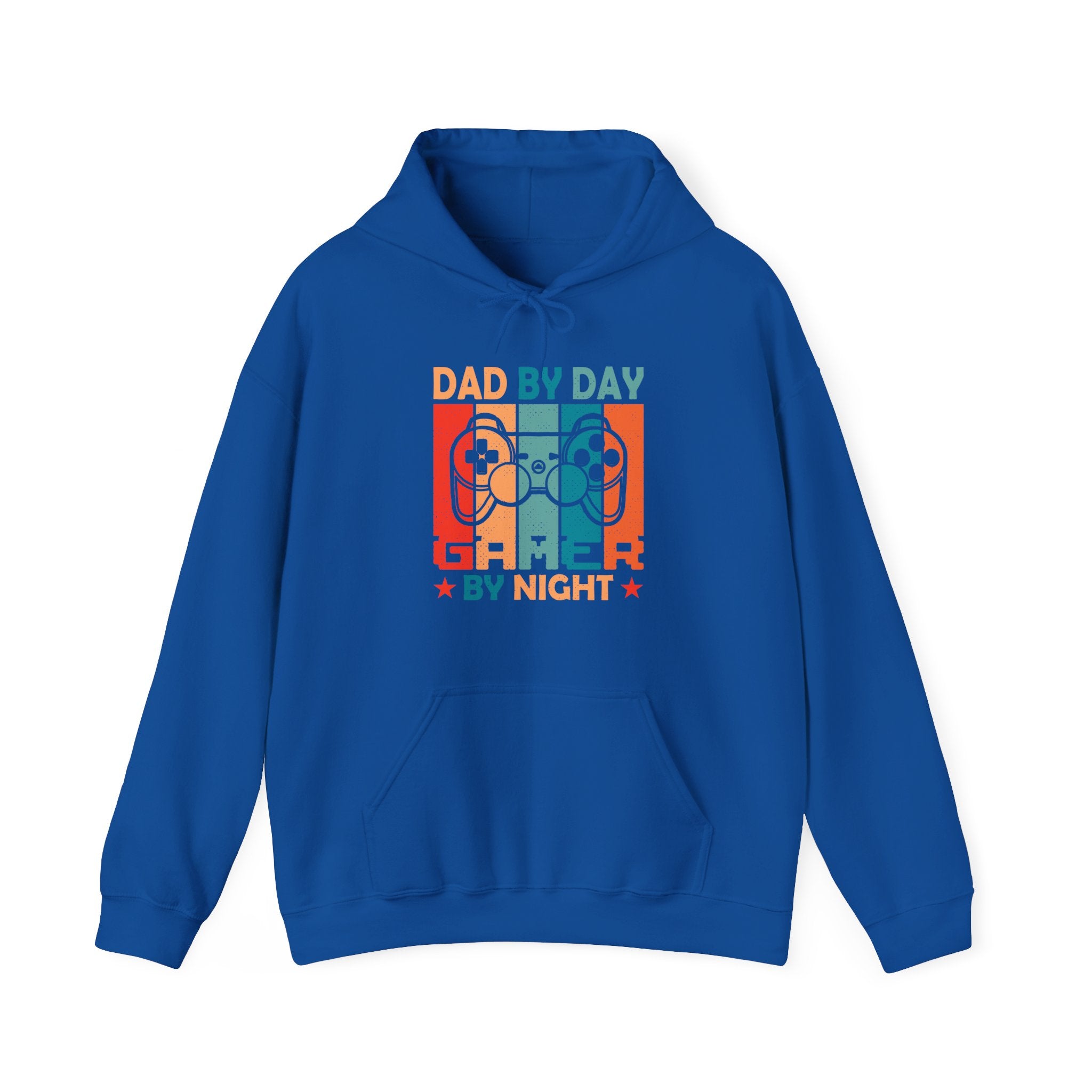 Dad By Day Gamer By Night Unisex Heavy Blend Hooded Sweatshirt