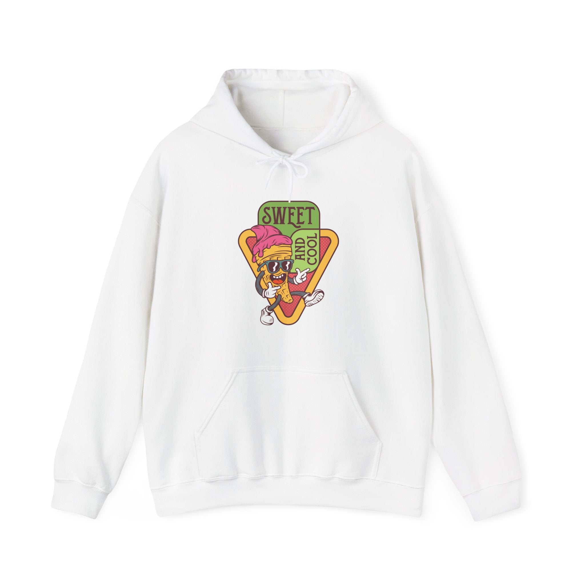 Sweet And Cool Ice Cream Unisex Heavy Blend Hooded Sweatshirt