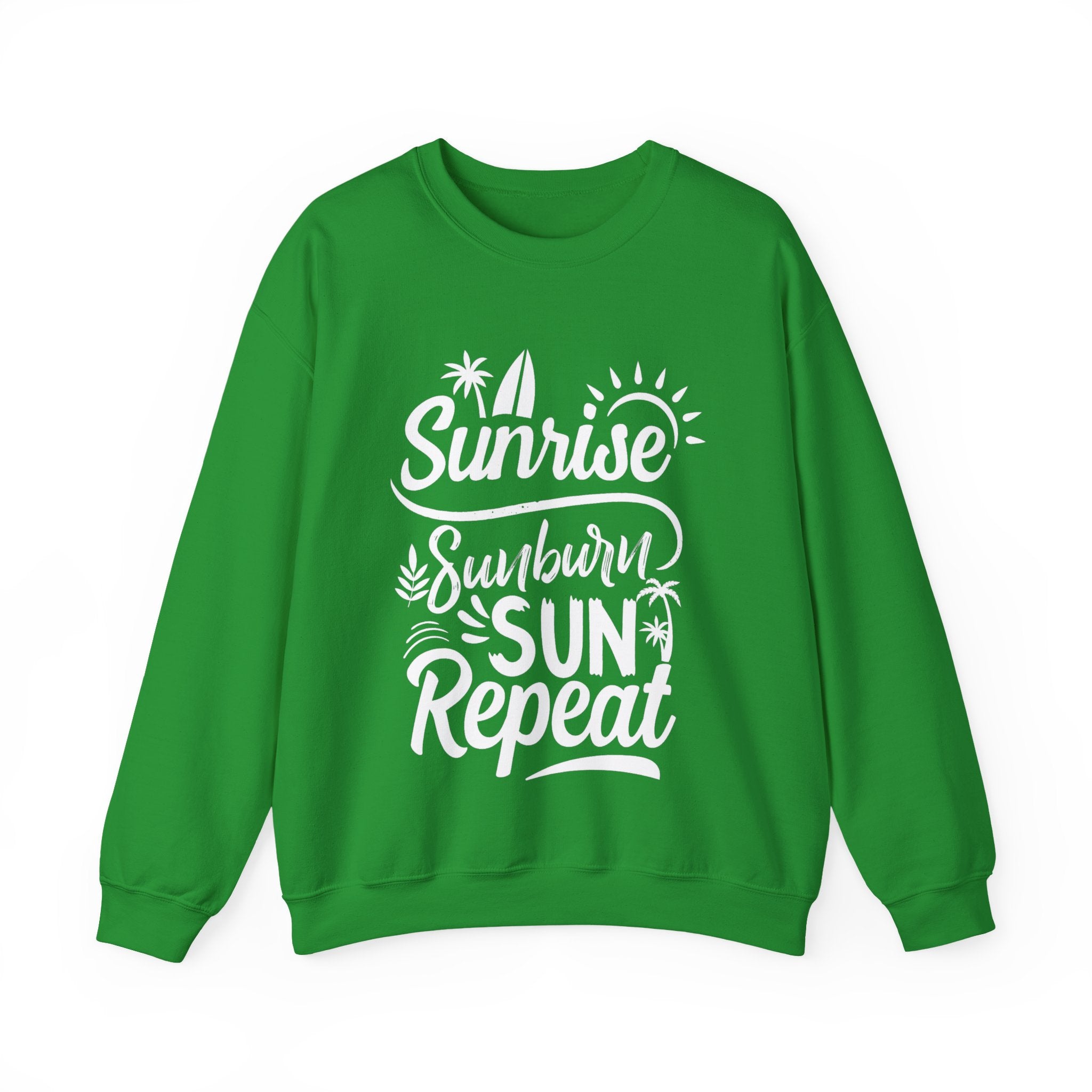 Sunrise Sunburn Sun Repeat Unisex Heavy Blend Crewneck Sweatshirt