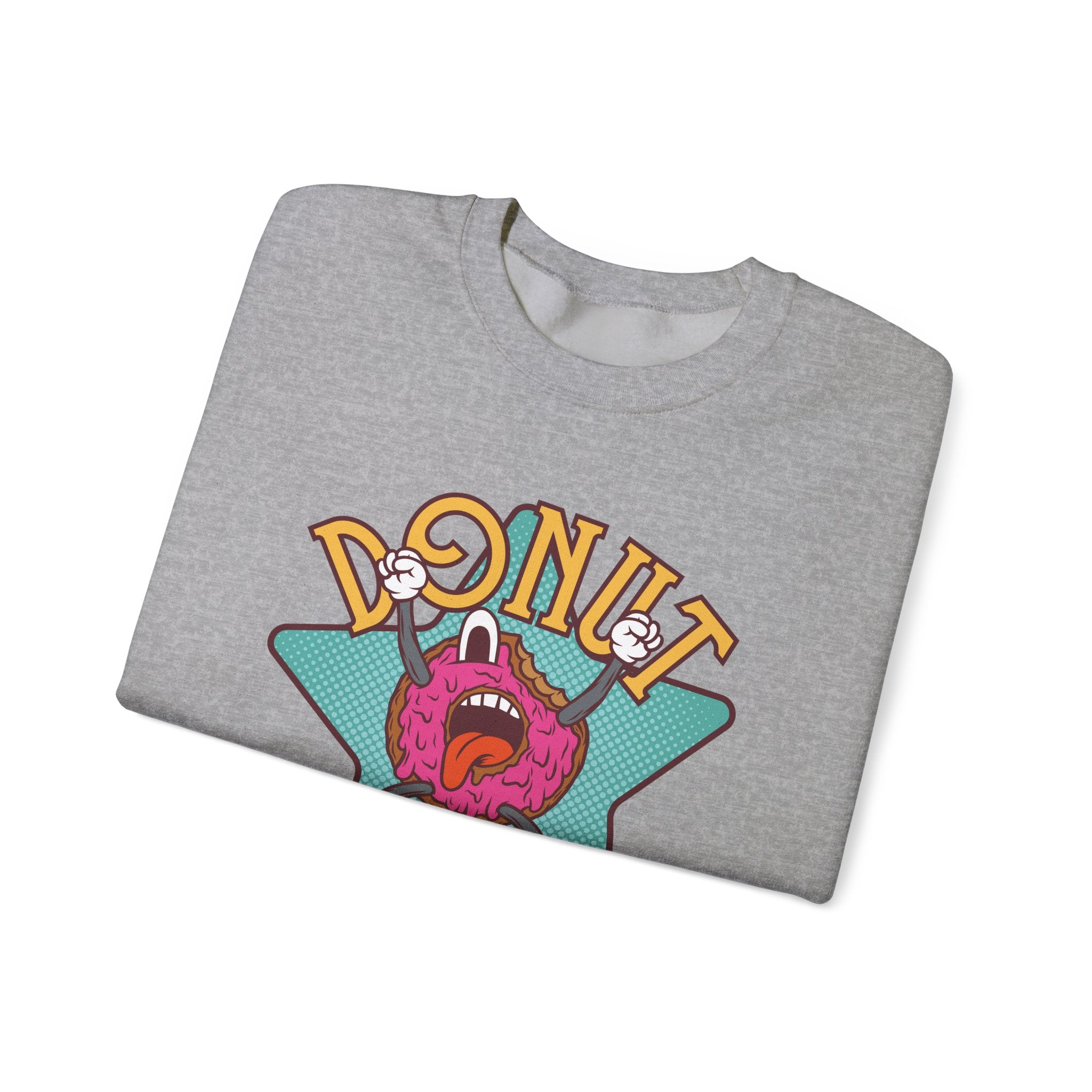 Donut Eat Me Unisex Heavy Blend Crewneck Sweatshirt for Ultimate Comfort