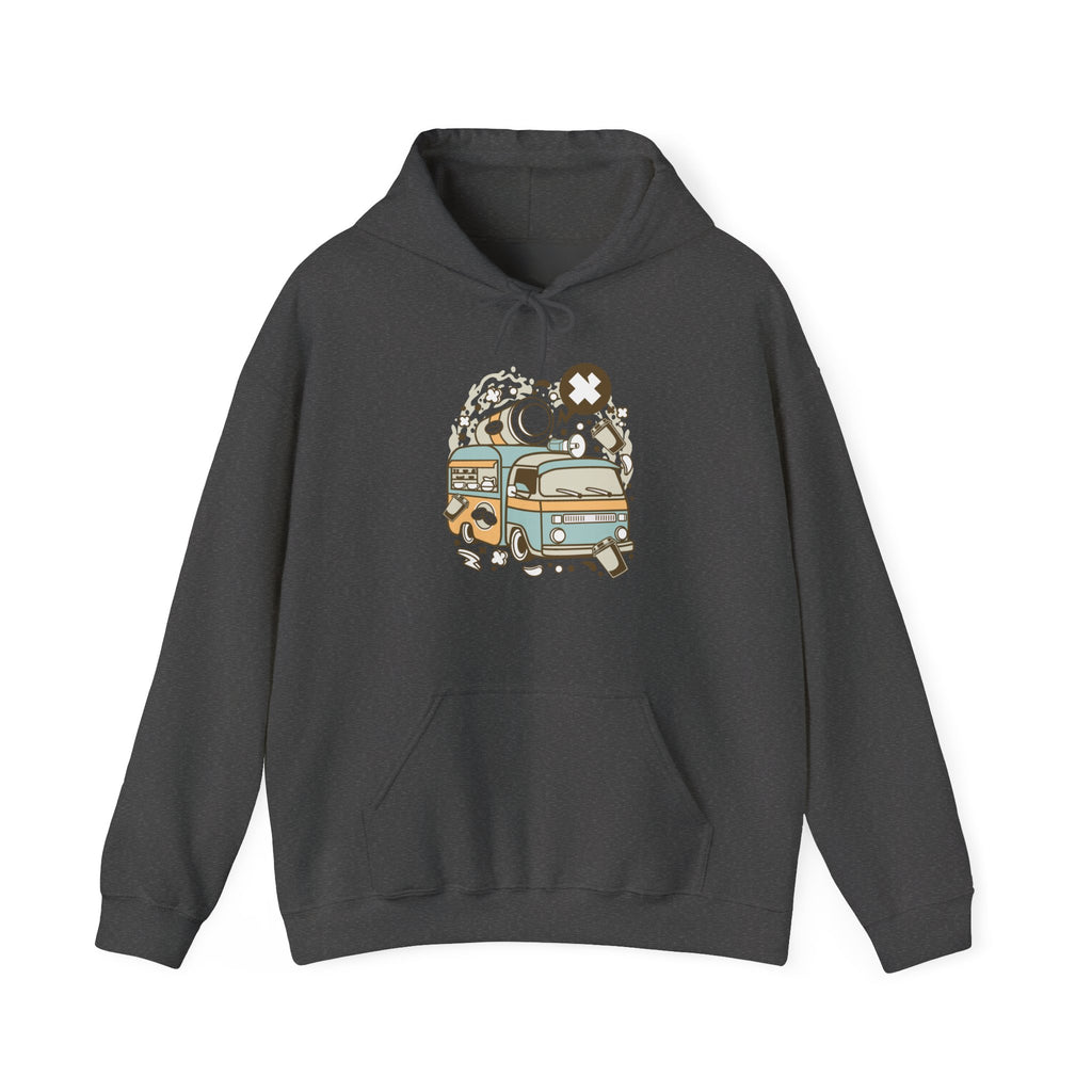 Coffee Van Unisex Heavy Blend Hooded Sweatshirt for Ultimate Comfort