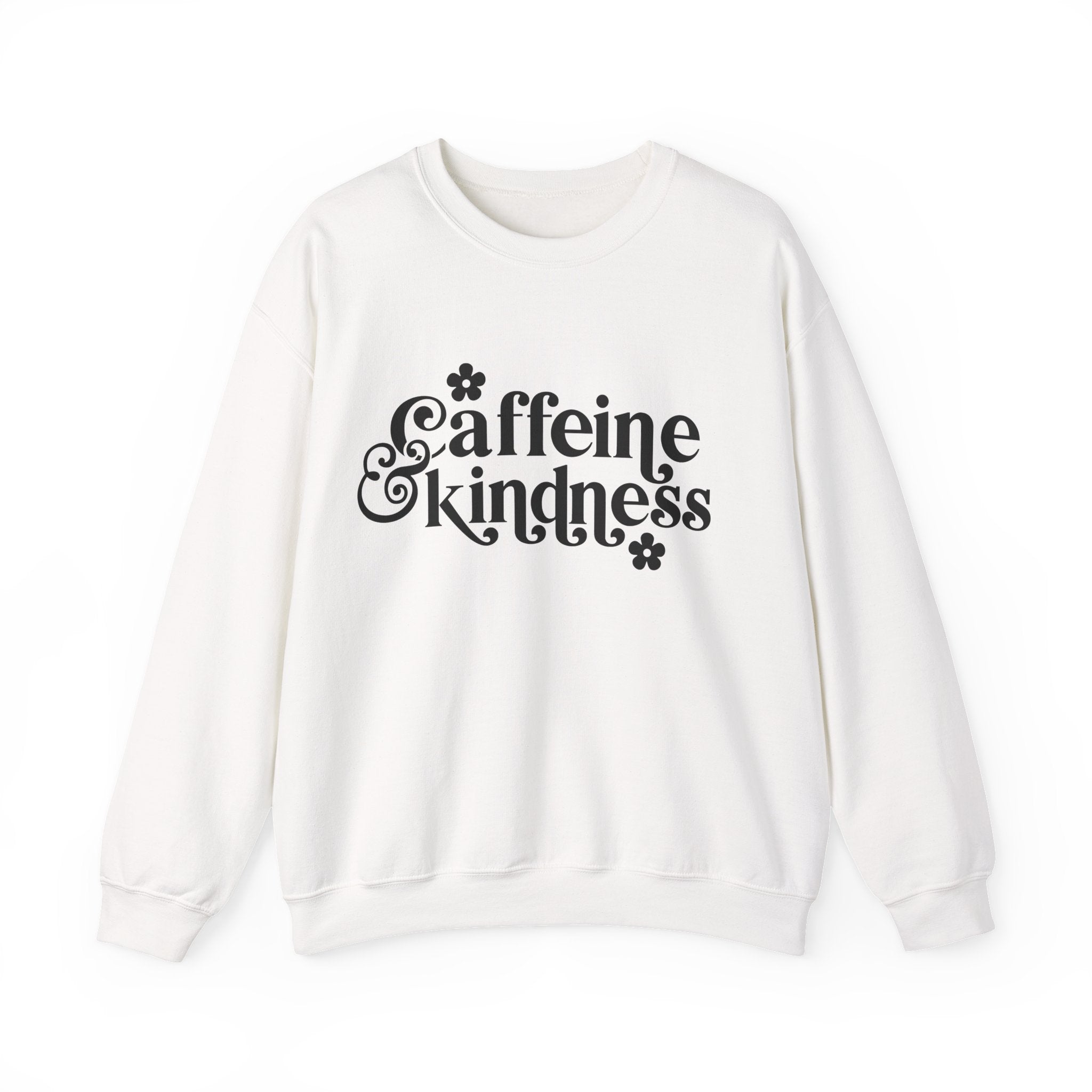 Caffeine And Kindness Unisex Heavy Blend Crewneck Sweatshirt