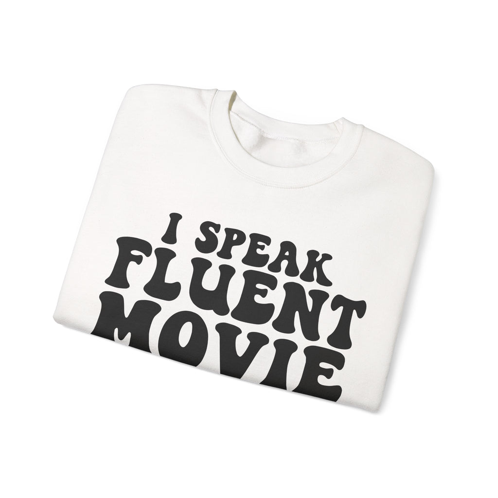 I Speak Fluent Movie Quotes Unisex Heavy Blend Crewneck Sweatshirt