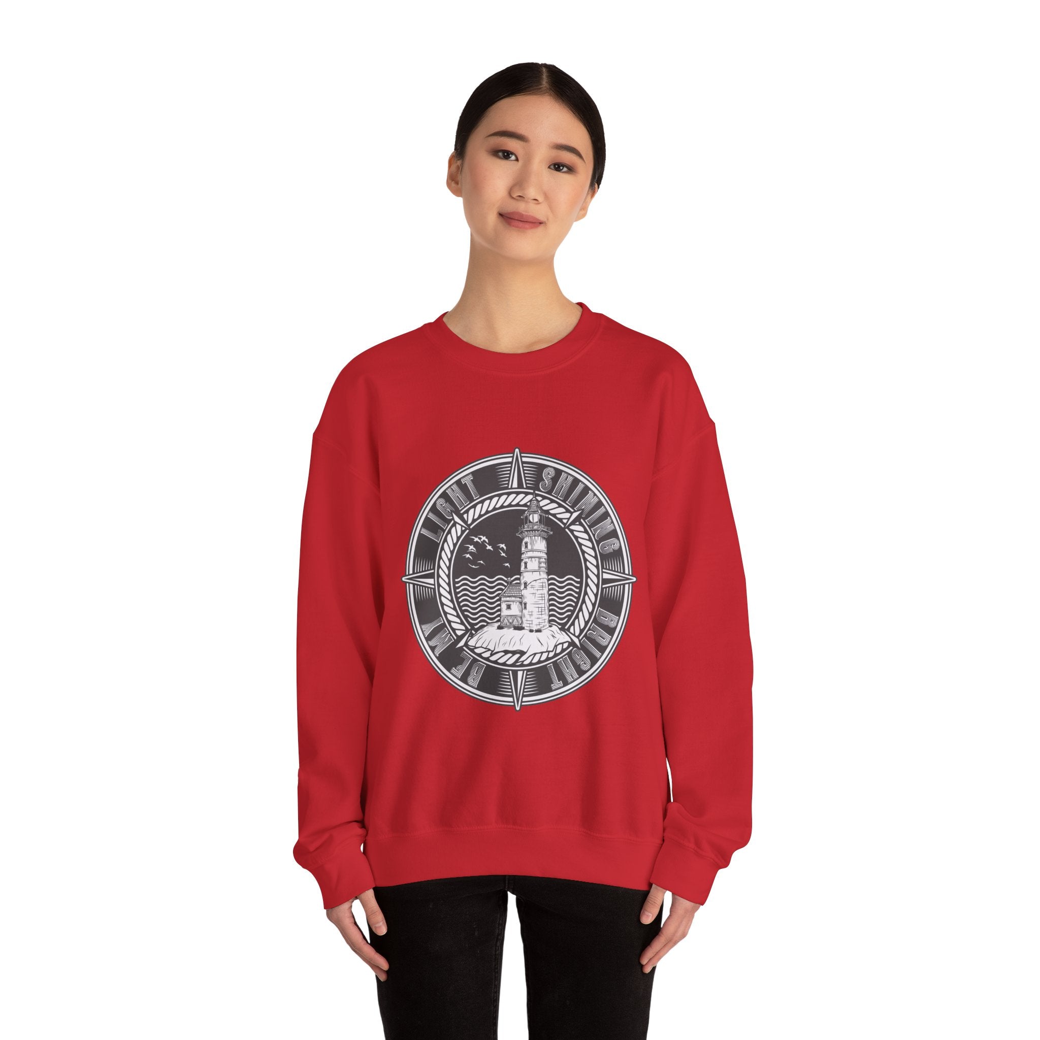 Be My Light Shining Bright Lighthouse Unisex Heavy Blend Crewneck Sweatshirt