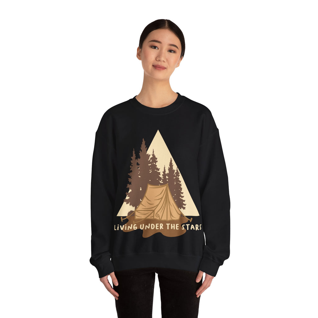 Living Under The Stars Unisex Heavy Blend Crewneck Sweatshirt