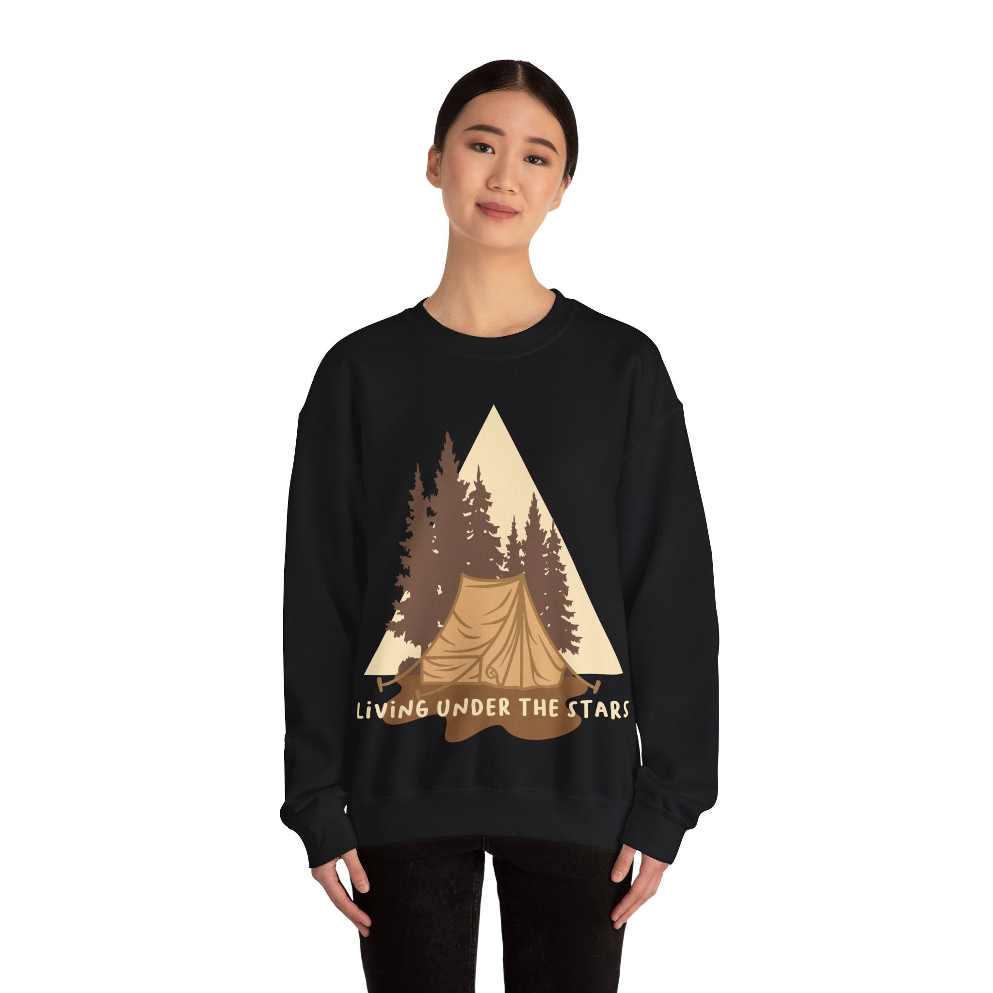 Living Under The Stars Unisex Heavy Blend Crewneck Sweatshirt
