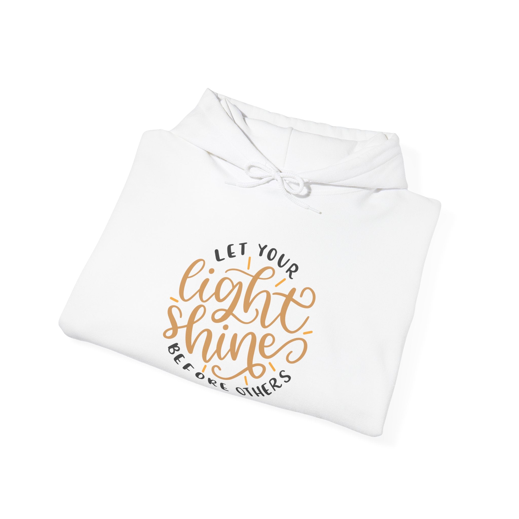 Let Your Light Shine Before Others Matthew 5 16 Unisex Heavy Blend Hooded Sweatshirt