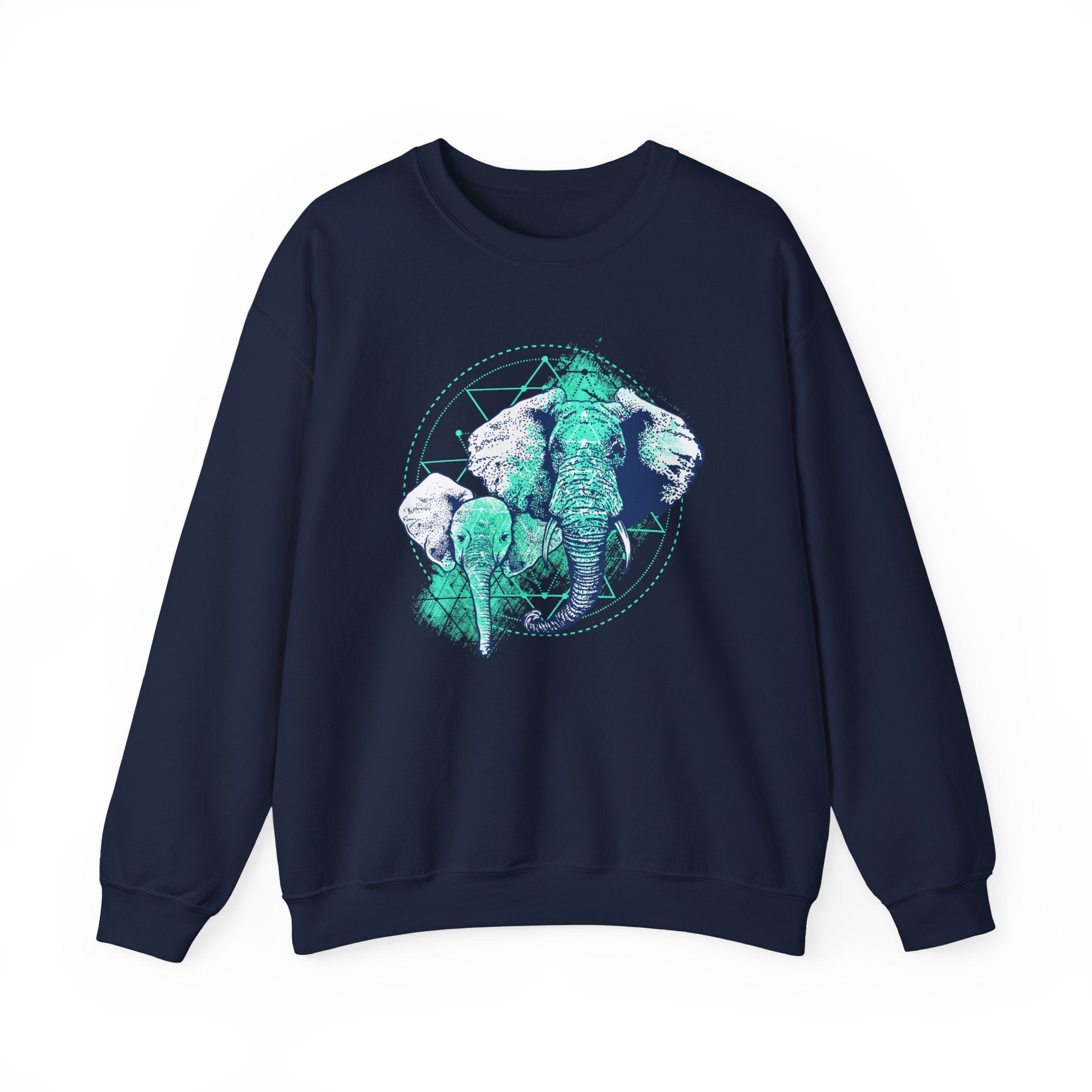 Elephant Unisex Heavy Blend Crewneck Sweatshirt for Ultimate Comfort and Style