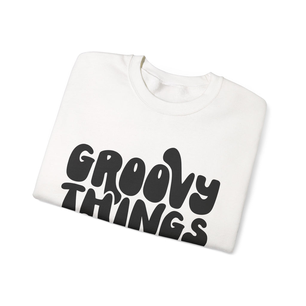 Groovy Things Are Coming Unisex Heavy Blend Crewneck Sweatshirt