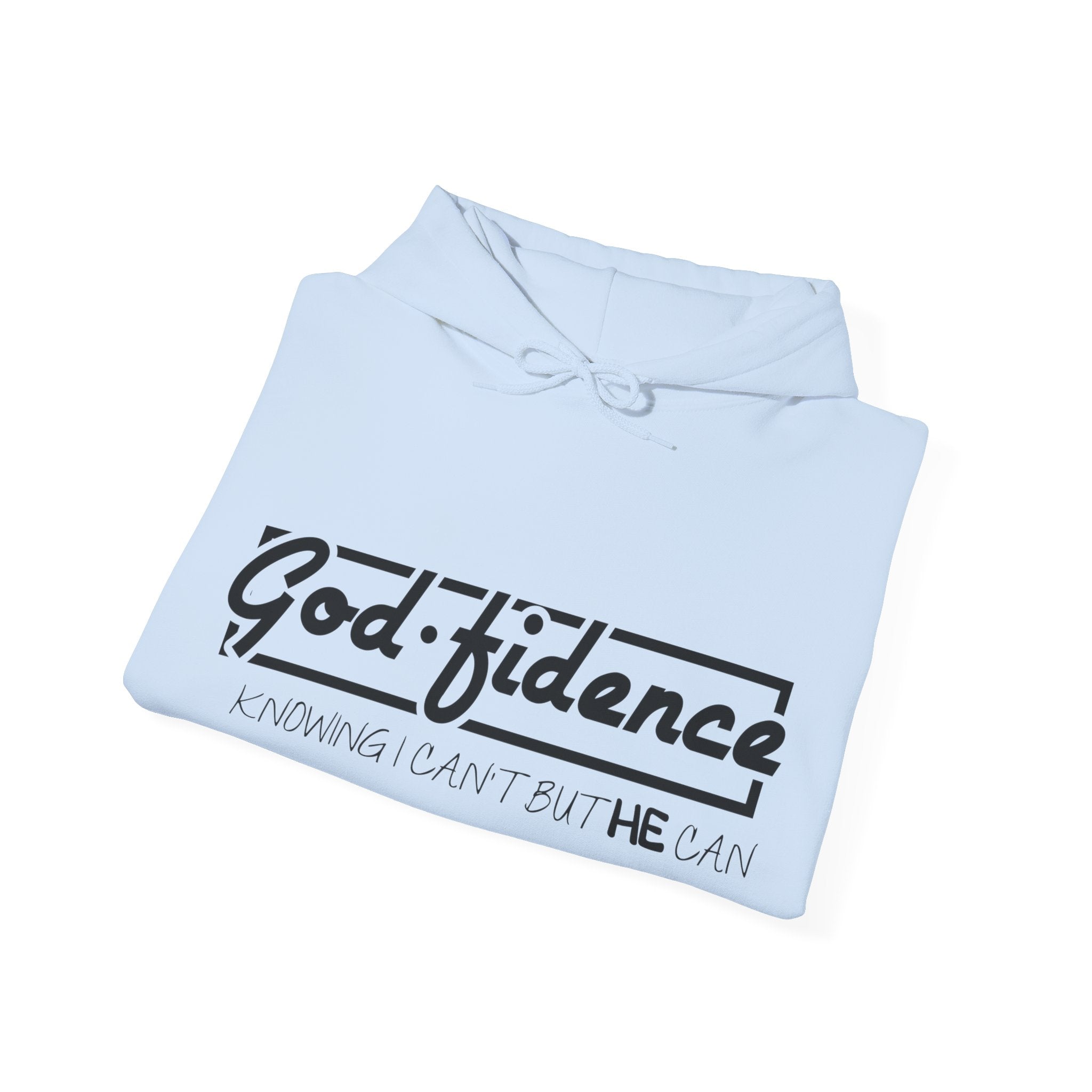 God Fidence Unisex Heavy Blend Hooded Sweatshirt for Ultimate Comfort and Warmth
