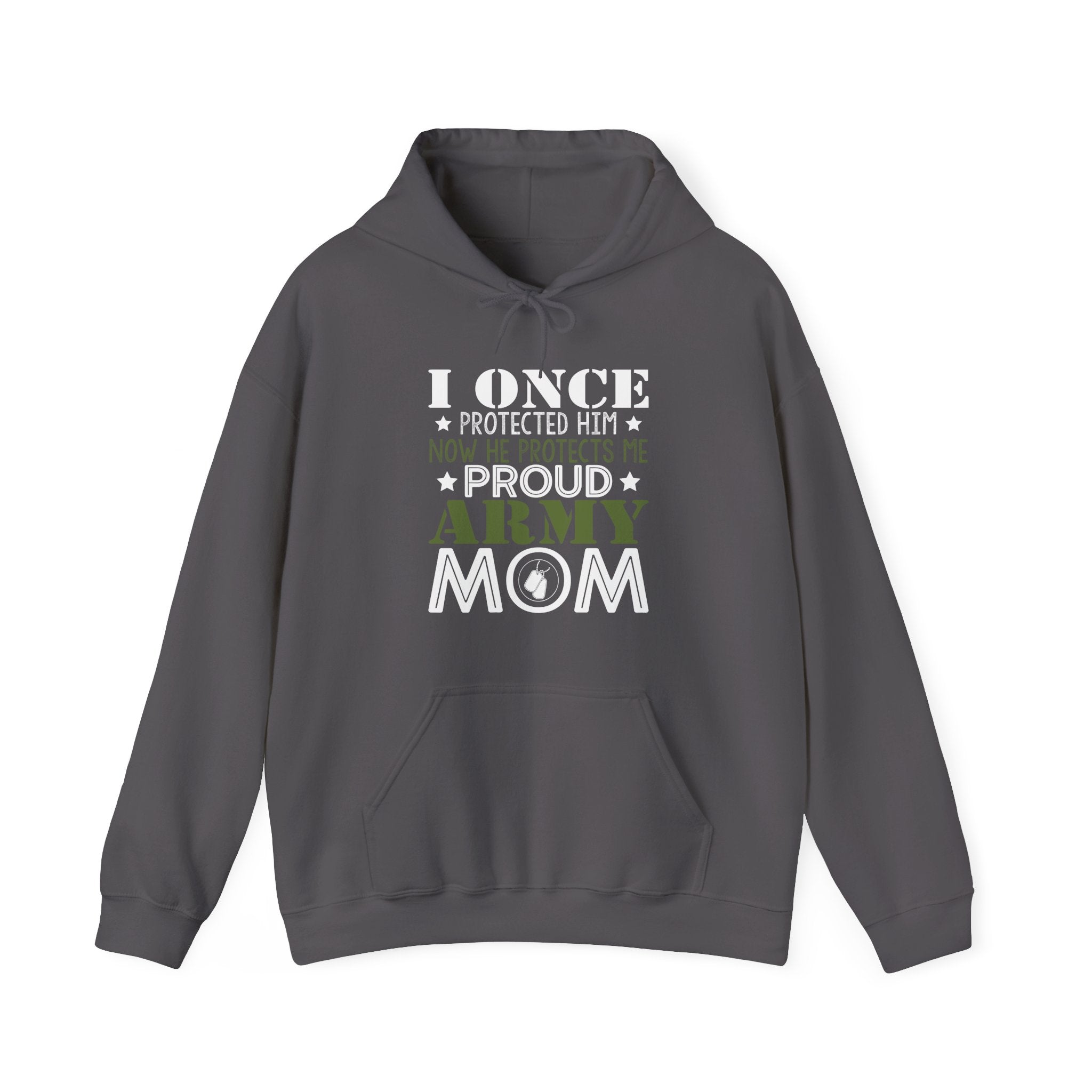 Proud Army Mom Unisex Heavy Blend Hooded Sweatshirt for Cold Days