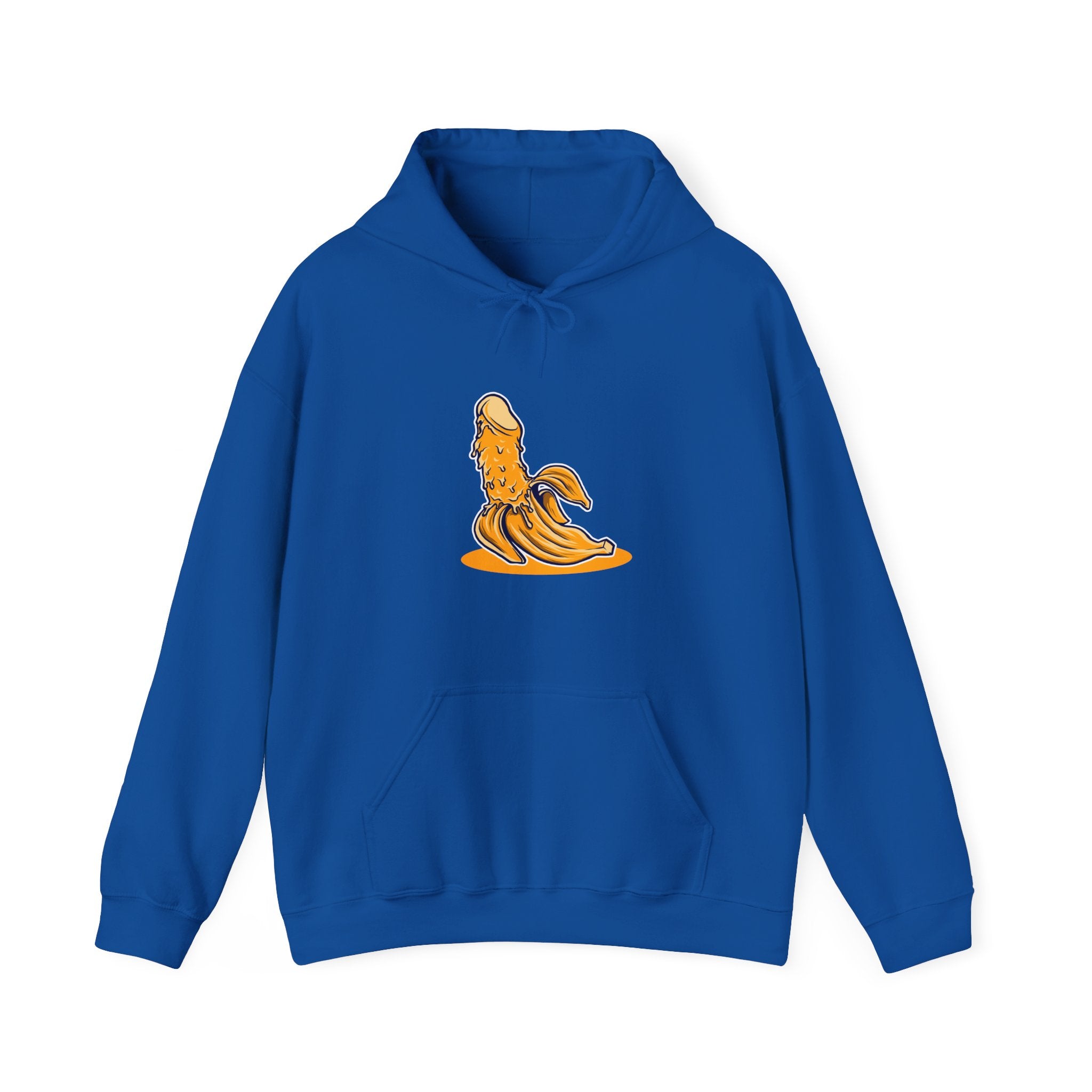 Penis Banana Unisex Heavy Blend Hooded Sweatshirt for Ultimate Comfort