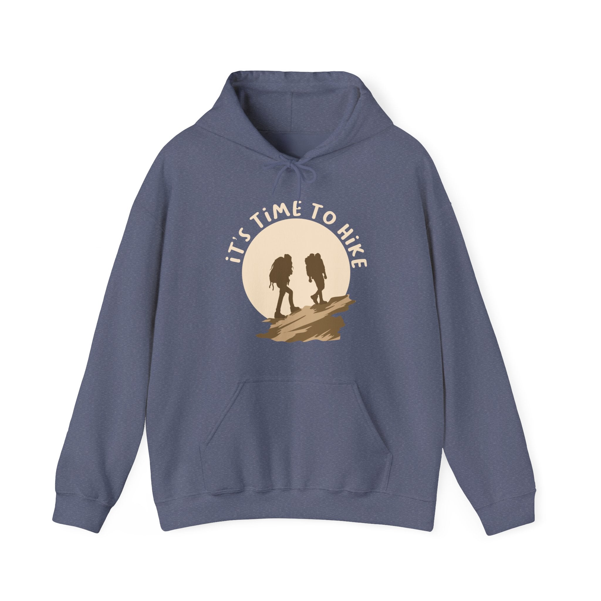 Its Time to Hike Unisex Heavy Blend Hooded Sweatshirt for Ultimate Comfort