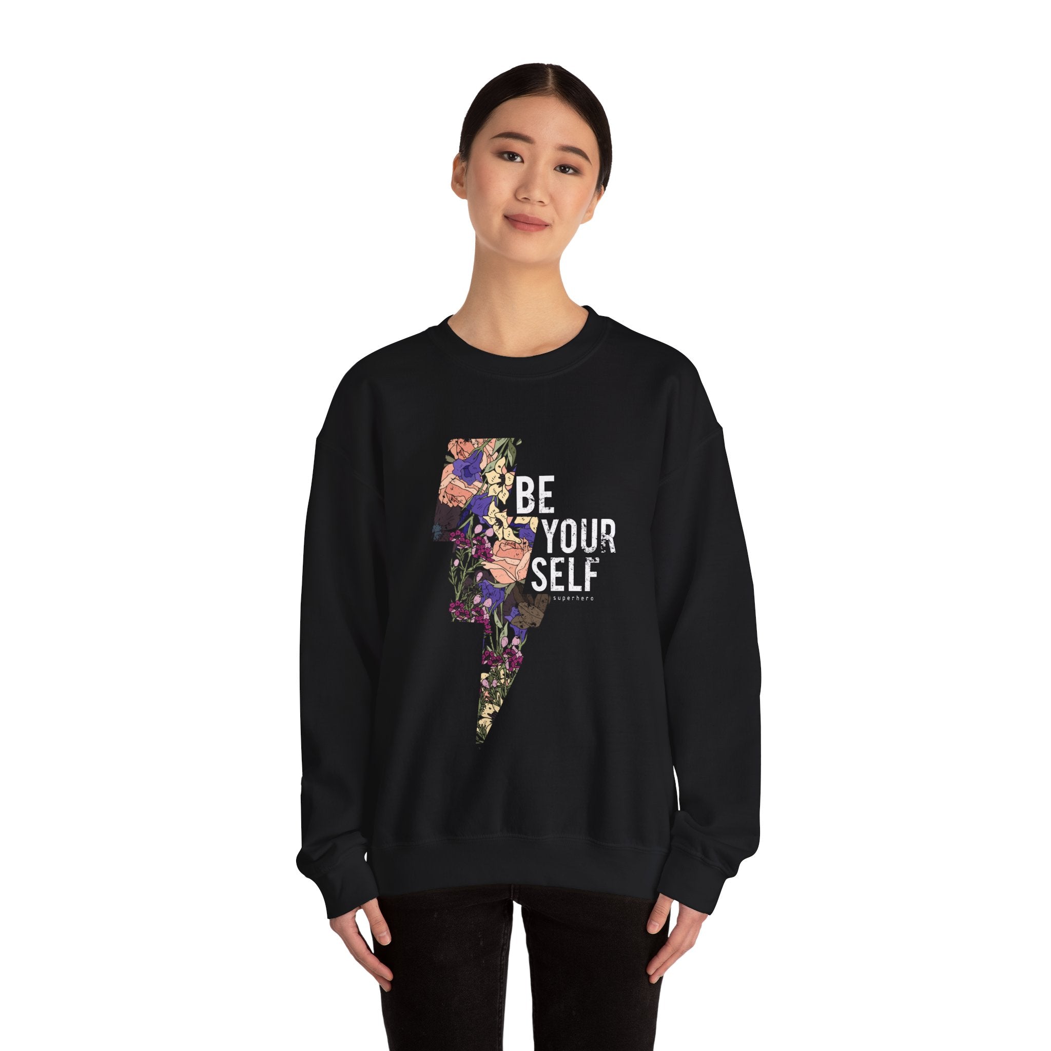 Be Yourself Unisex Heavy Blend Crewneck Sweatshirt for Ultimate Comfort
