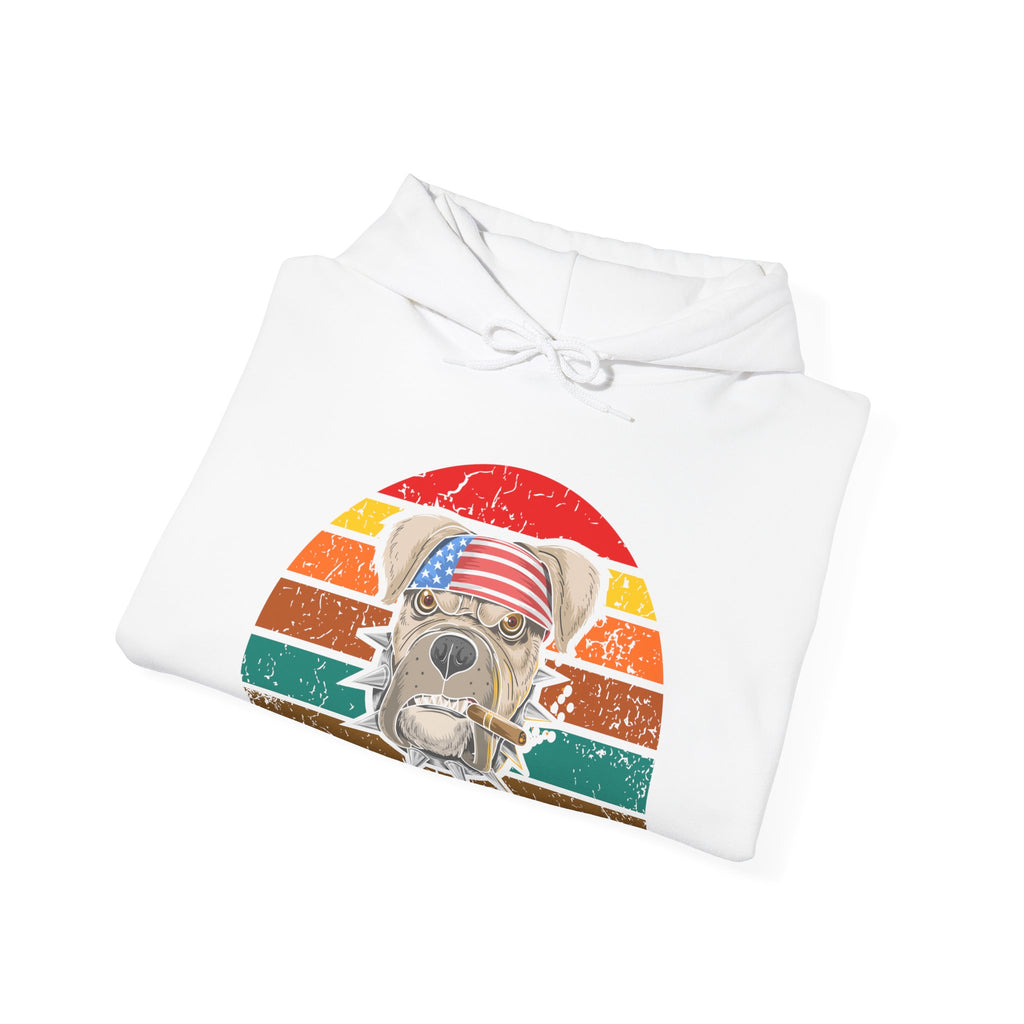 American Dog Unisex Heavy Blend Hooded Sweatshirt for Ultimate Comfort and Warmth