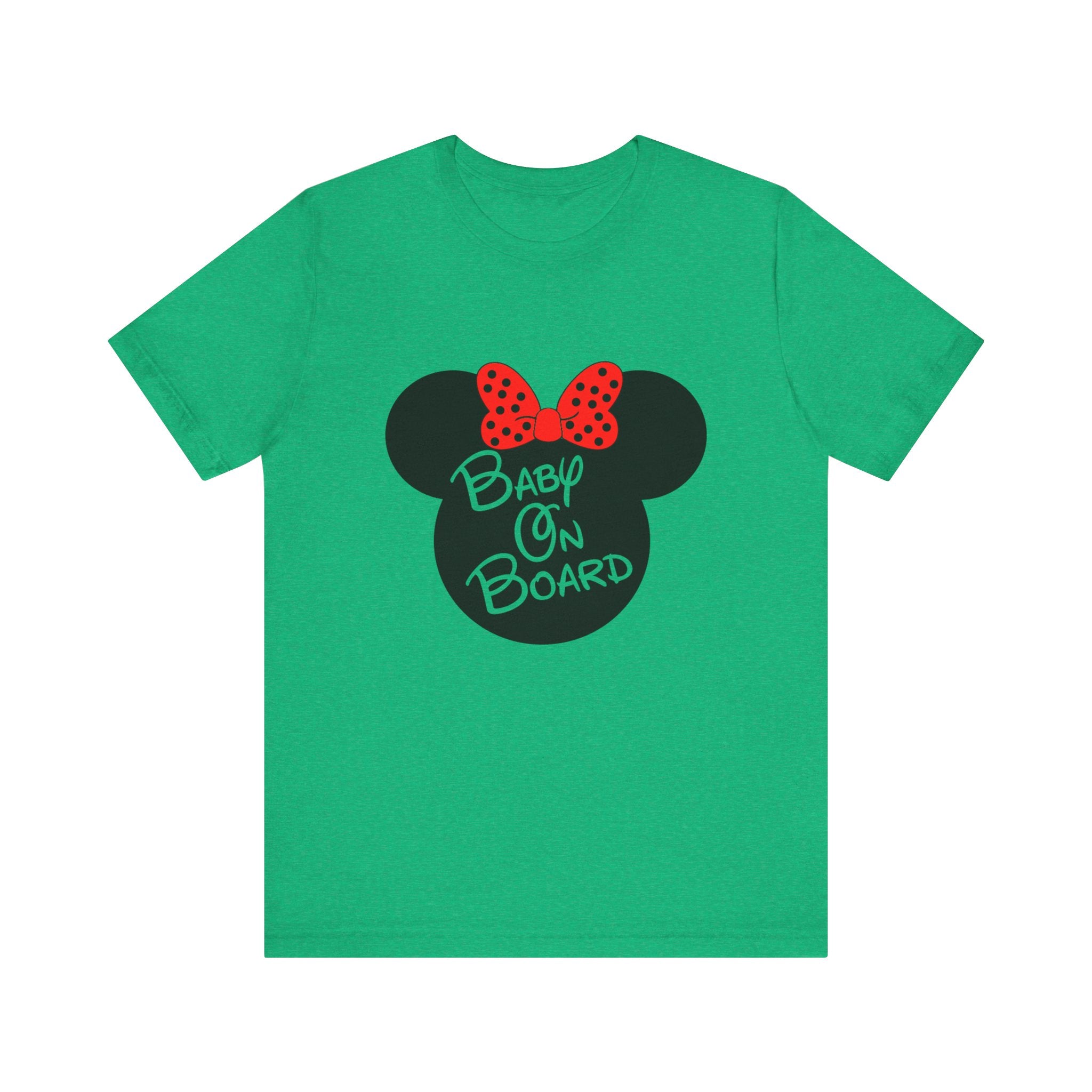 Baby On Board Mouse Ears Unisex Jersey Short Sleeve T-Shirt
