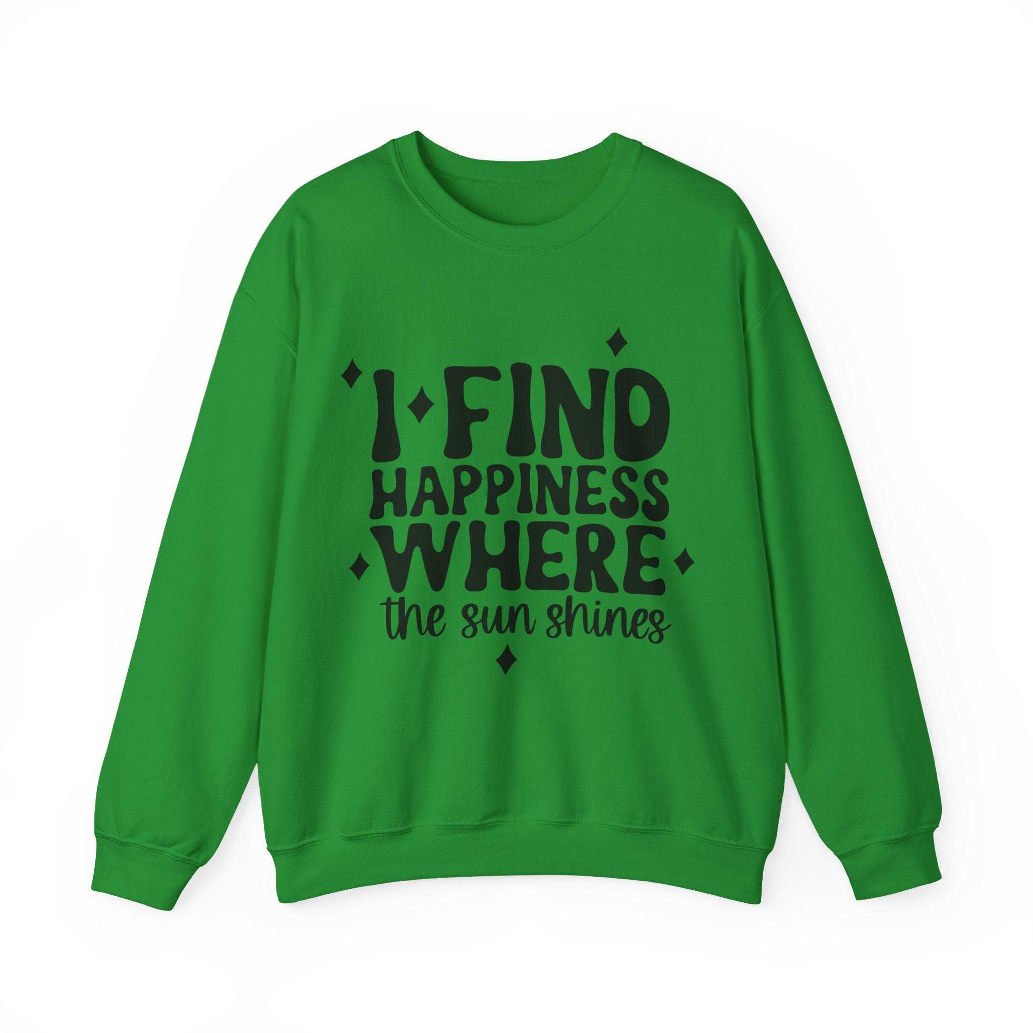 I Find Happiness Where The Sunshines Unisex Heavy Blend Crewneck Sweatshirt