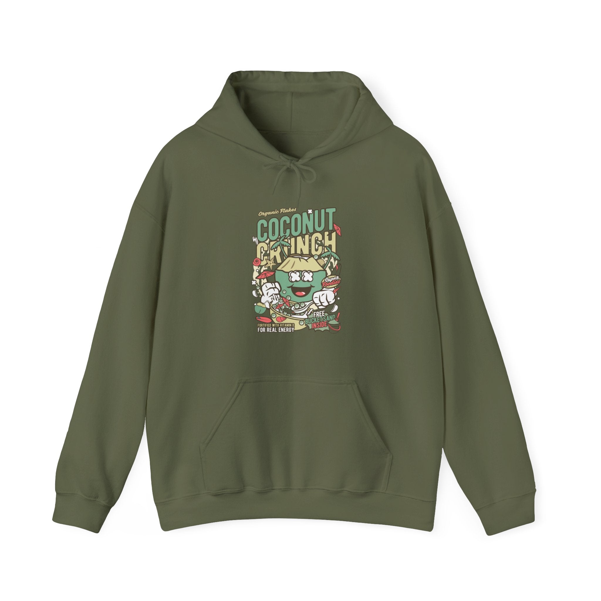 Coconut Crunch Unisex Heavy Blend Hooded Sweatshirt