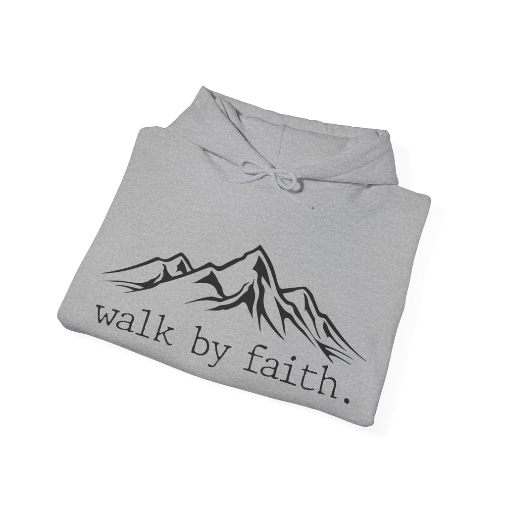 Walk By Faith Unisex Heavy Blend Hooded Sweatshirt for Ultimate Comfort and Warmth