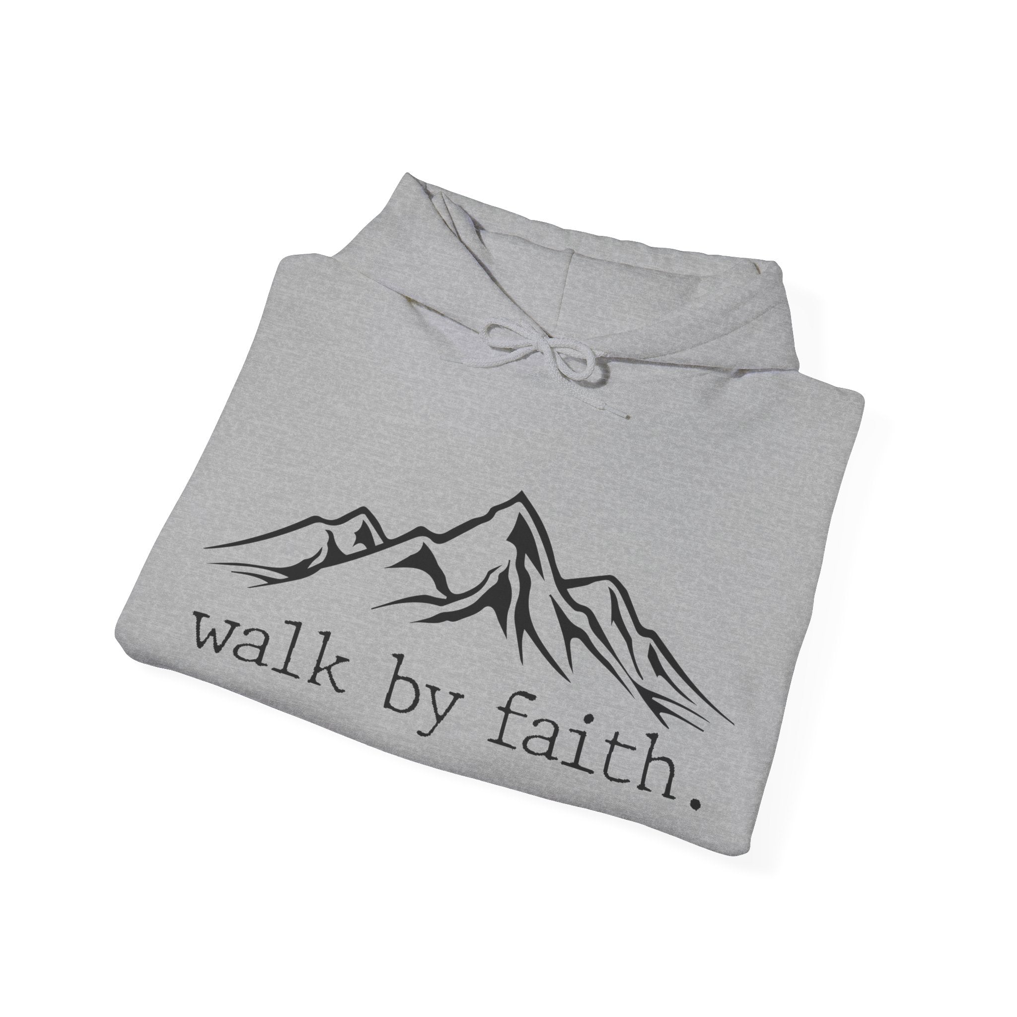 Walk By Faith Unisex Heavy Blend Hooded Sweatshirt for Ultimate Comfort and Style