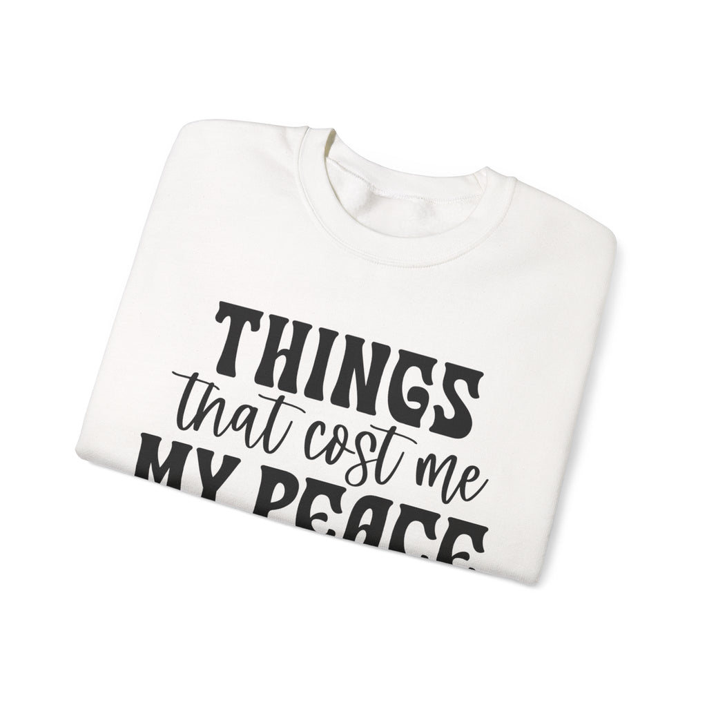 Things That Cost Me Unisex Heavy Blend Crewneck Sweatshirt for Ultimate Comfort