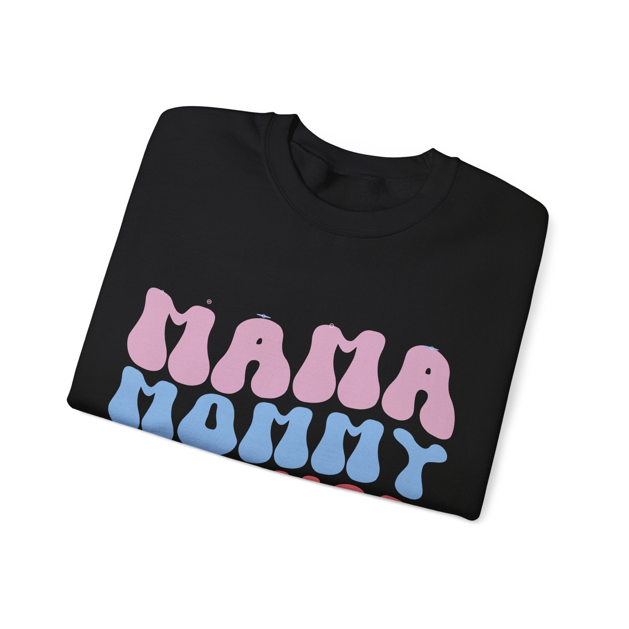 Mama Mommy Unisex Heavy Blend Crewneck Sweatshirt for Ultimate Comfort
