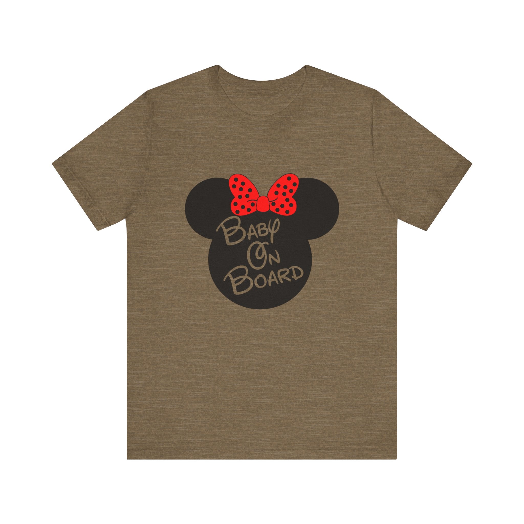 Baby On Board Mouse Ears Unisex Jersey Short Sleeve T-Shirt
