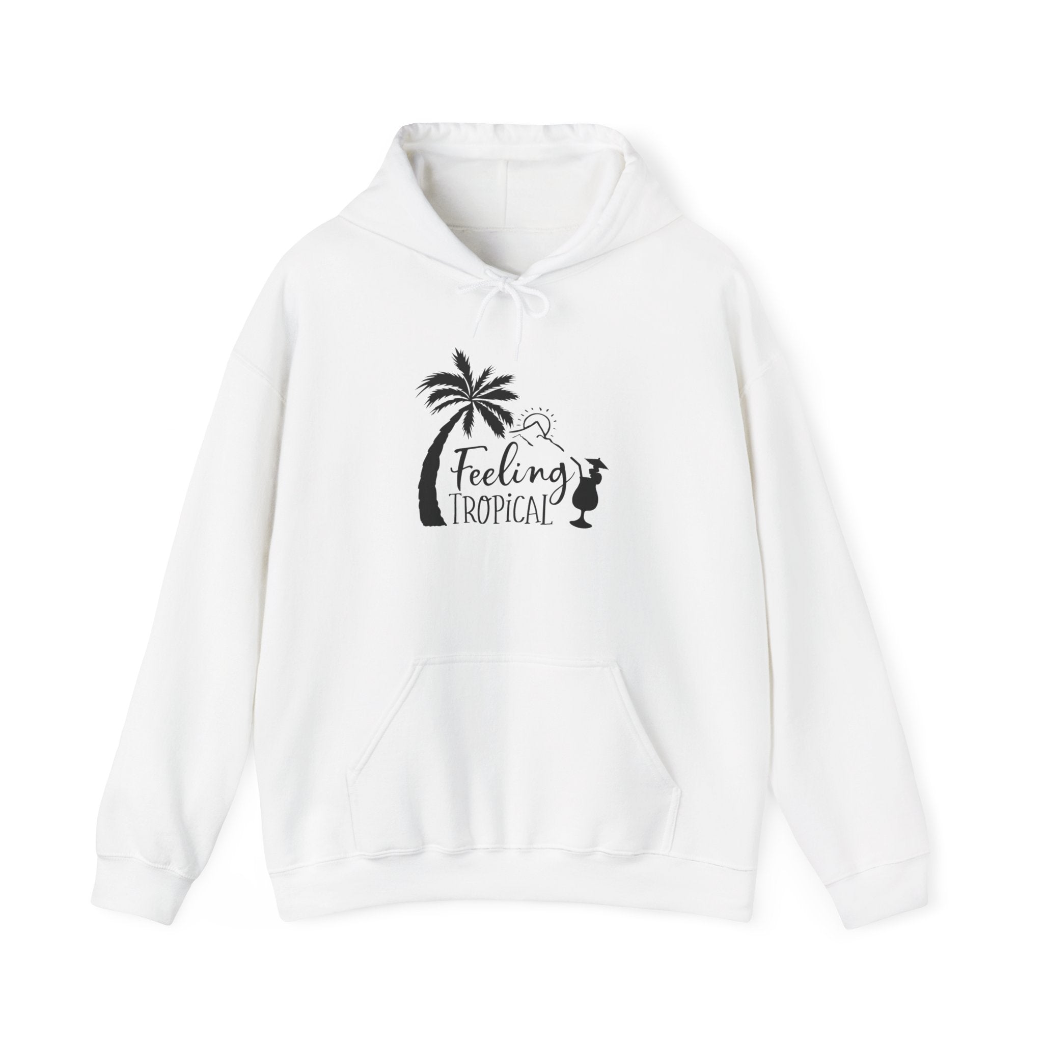 Feeling Tropical Unisex Heavy Blend Hooded Sweatshirt for Ultimate Comfort