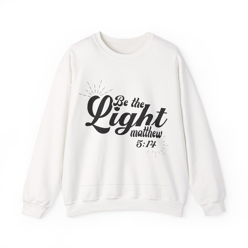 Be The Light Mathew 5 14 Unisex Heavy Blend Crewneck Sweatshirt