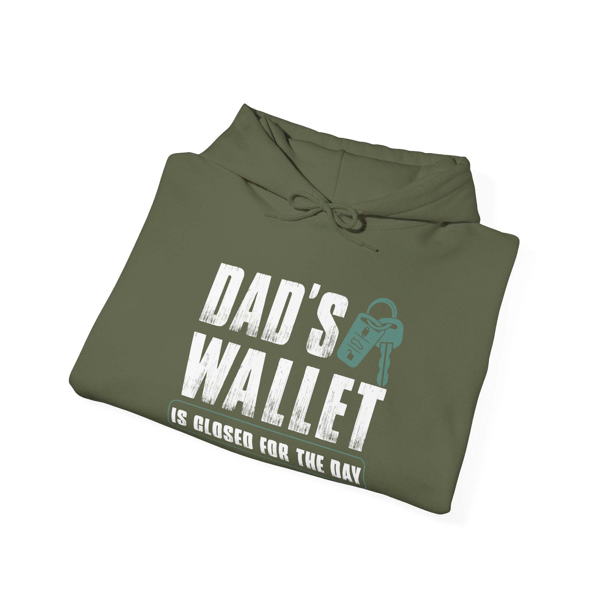 Dads Wallet Is Closed For The Day Unisex Heavy Blend Hooded Sweatshirt