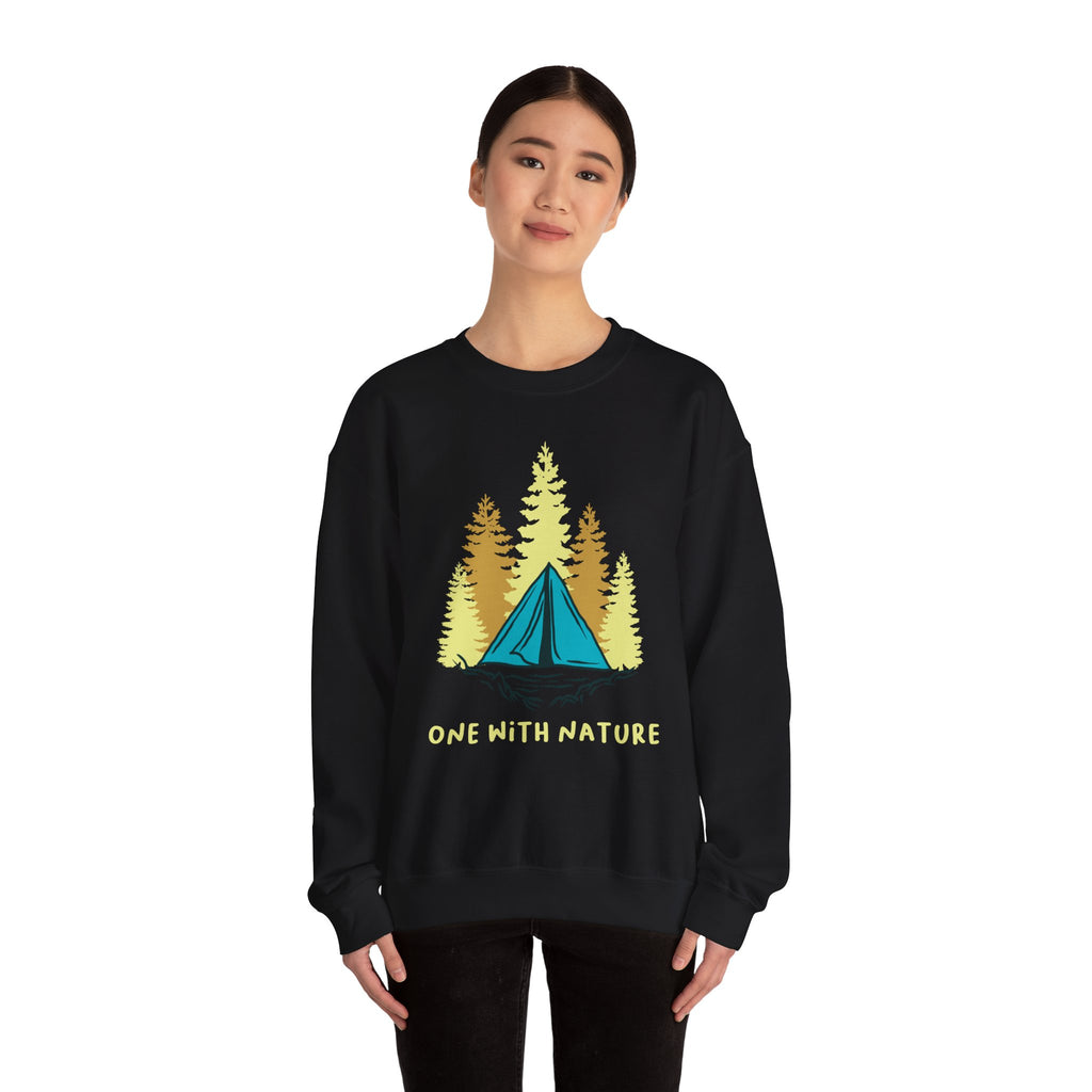 One With Nature Unisex Heavy Blend Crewneck Sweatshirt for Ultimate Comfort