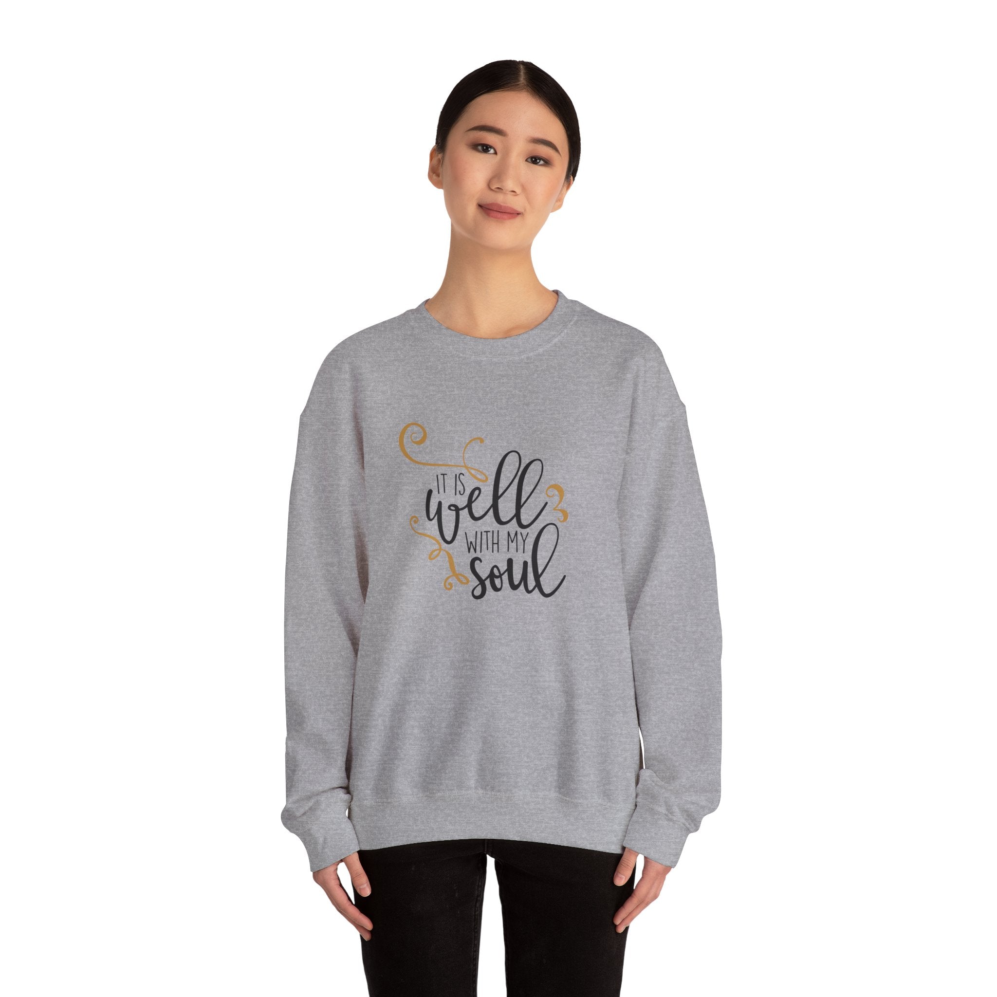 It Is Well With My Soul Unisex Heavy Blend Crewneck Sweatshirt
