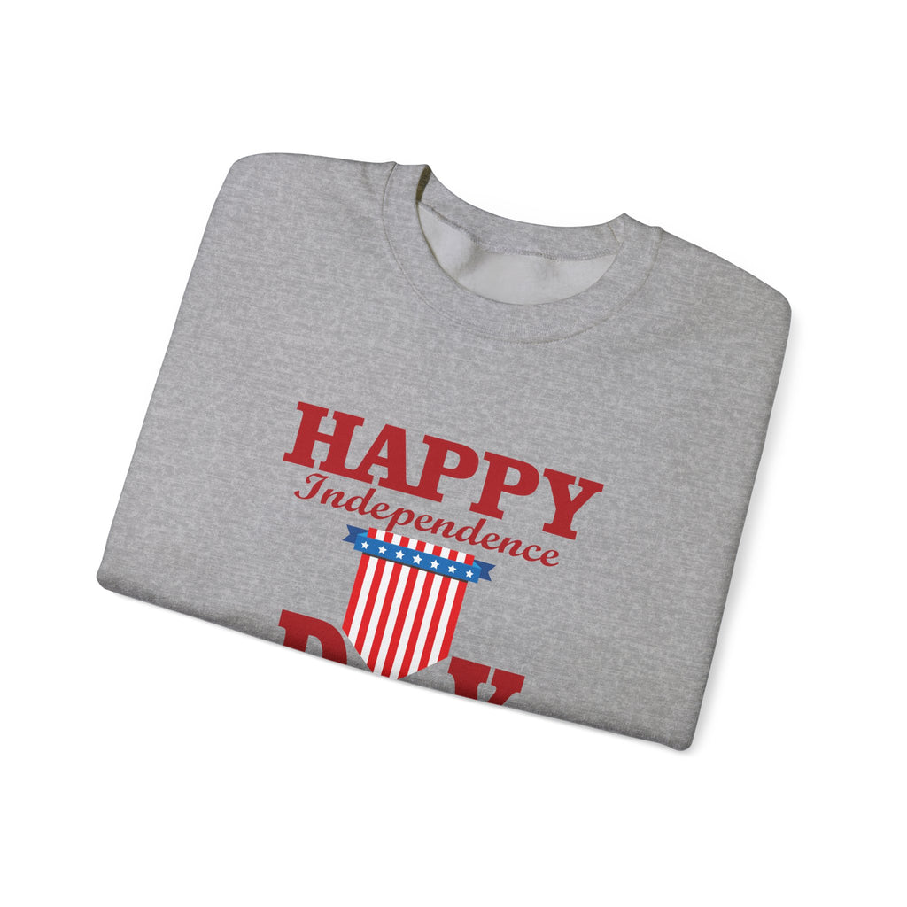 Happy Independence Day Unisex Heavy Blend Crewneck Sweatshirt for Ultimate Comfort