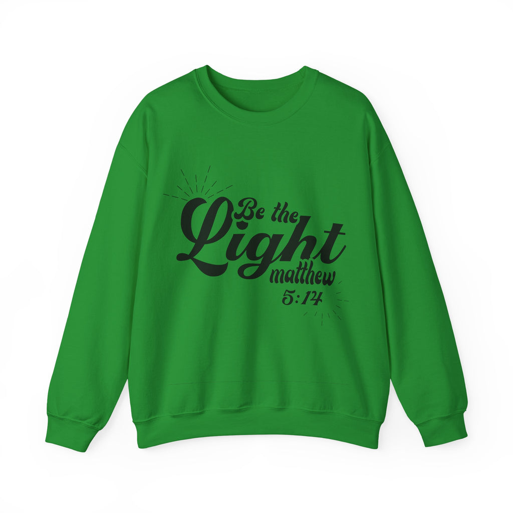 Be The Light Mathew 5 14 Unisex Heavy Blend Crewneck Sweatshirt