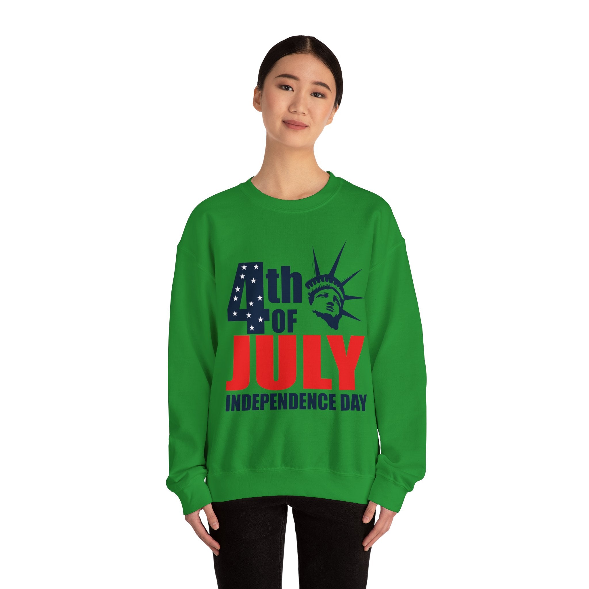 4th Of July V2 Unisex Heavy Blend Crewneck Sweatshirt