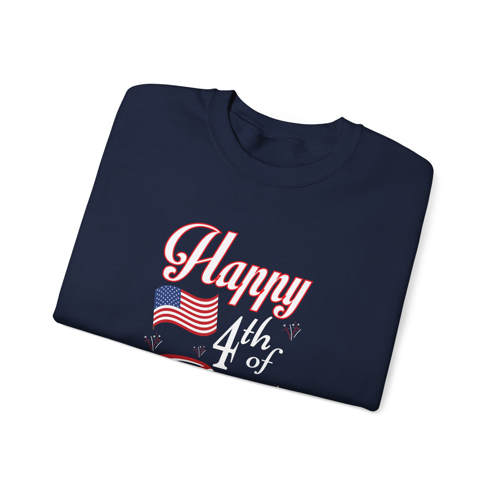 Happy 4th Of July Fireworks Unisex Heavy Blend Crewneck Sweatshirt