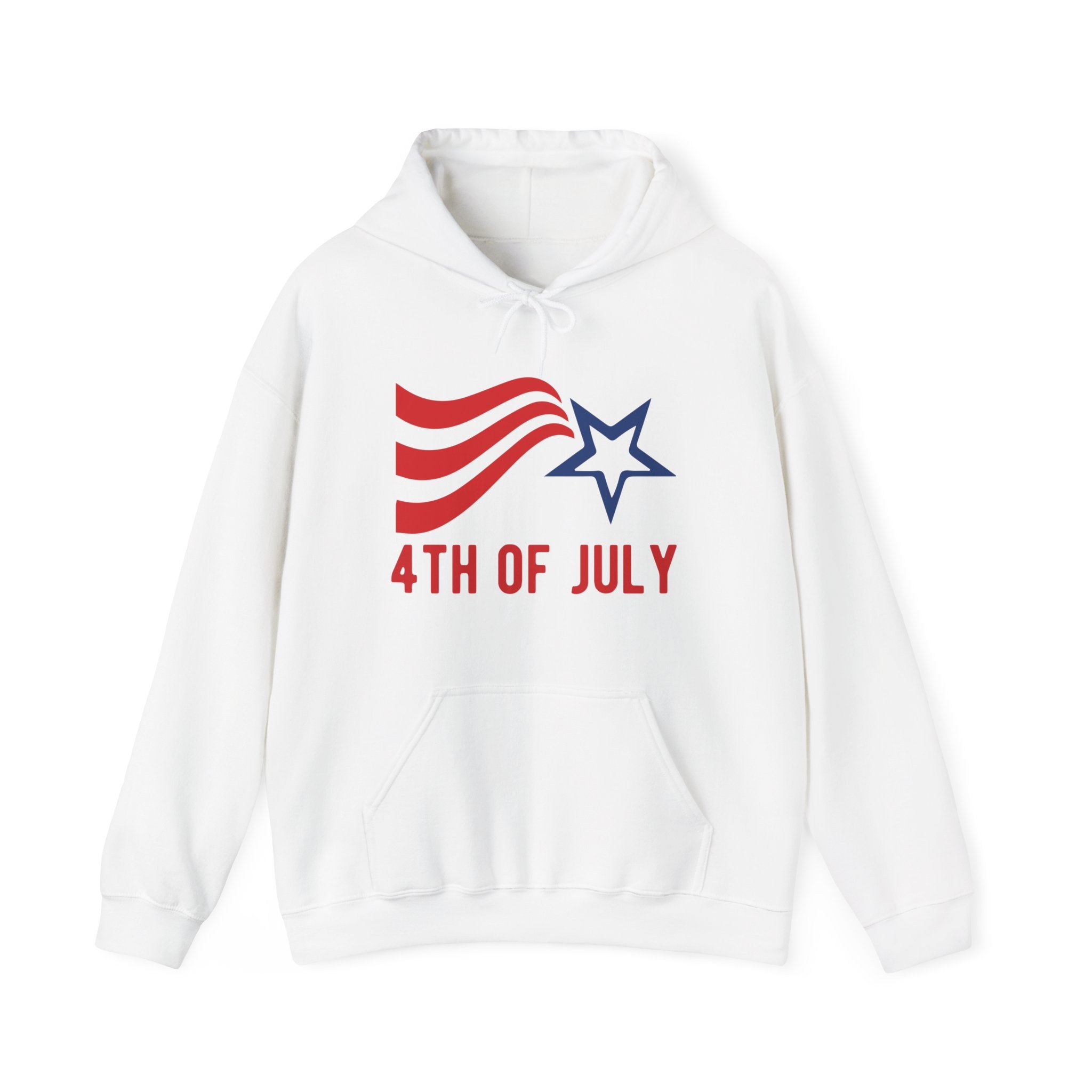 4th Of July Unisex Heavy Blend Hooded Sweatshirt With Kangaroo Pocket
