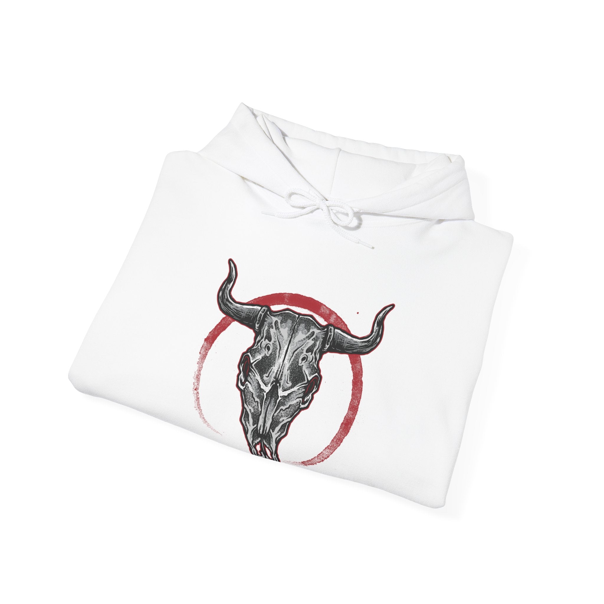 Bull Skull Unisex Heavy Blend Hooded Sweatshirt for Ultimate Comfort and Style