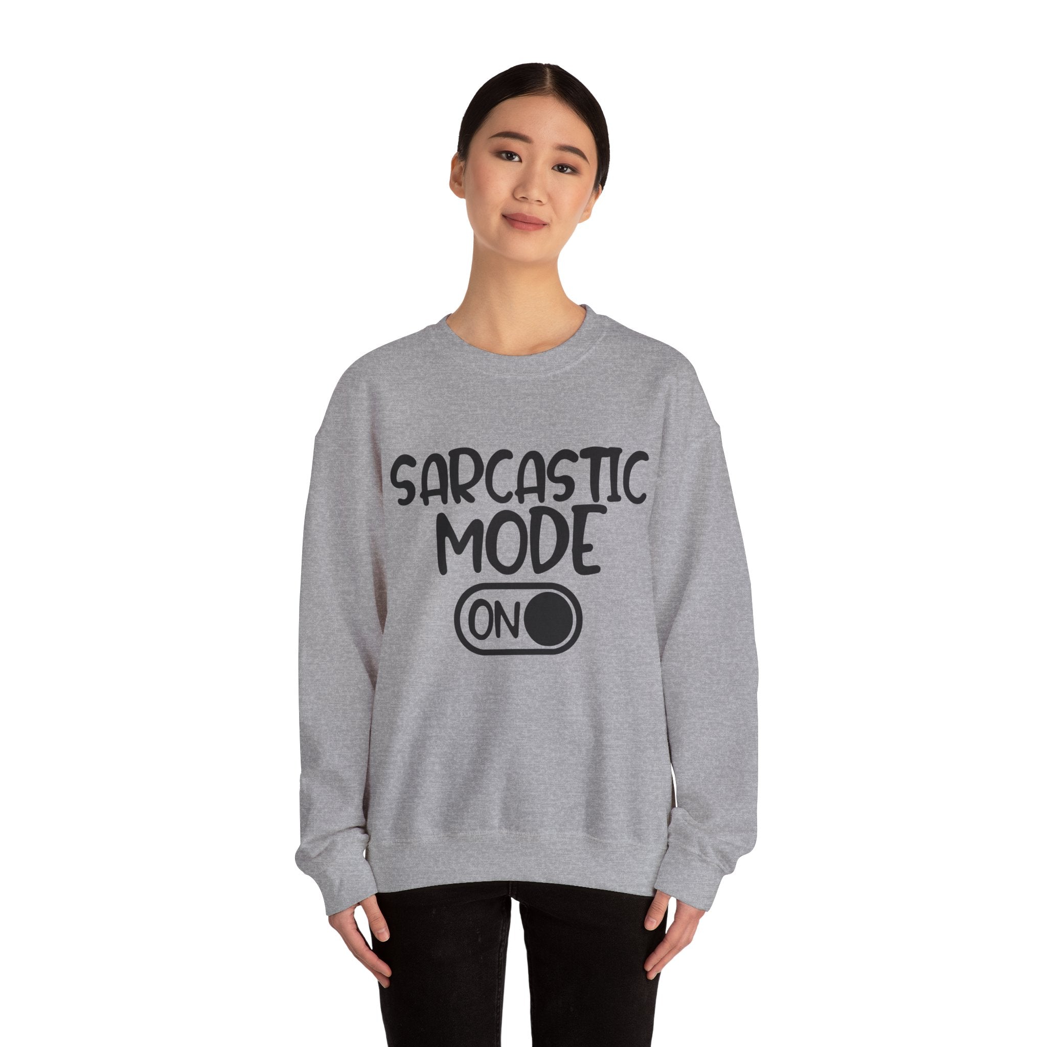 Sarcastic Mode On Unisex Heavy Blend Crewneck Sweatshirt for Ultimate Comfort