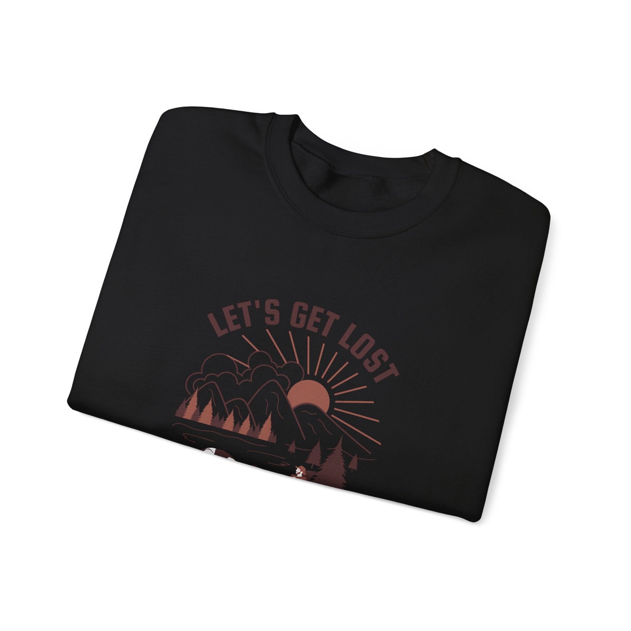 Lets Get Lost In Paradise Unisex Heavy Blend Crewneck Sweatshirt