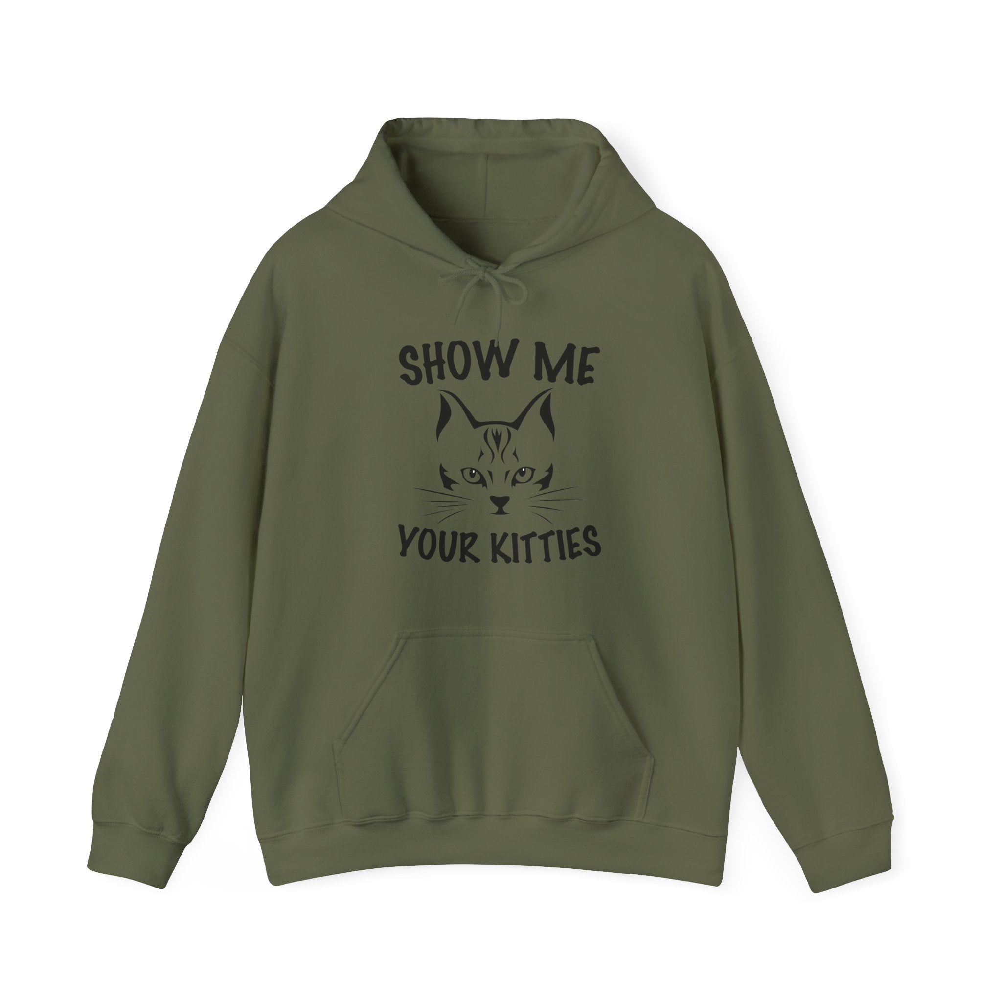 Show Me All Your Kitties Unisex Heavy Blend Hooded Sweatshirt