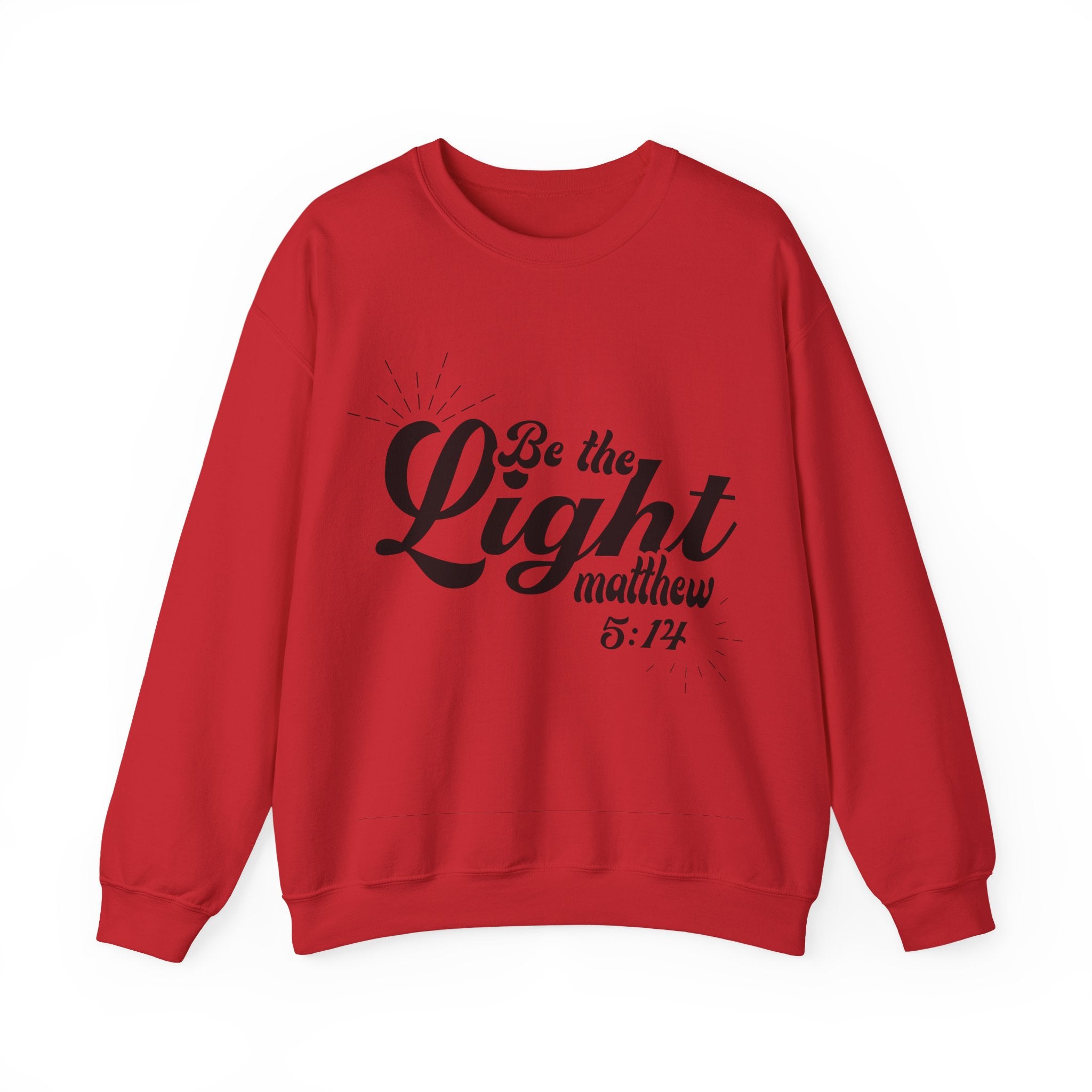 Be The Light Mathew 5 14 Unisex Heavy Blend Crewneck Sweatshirt
