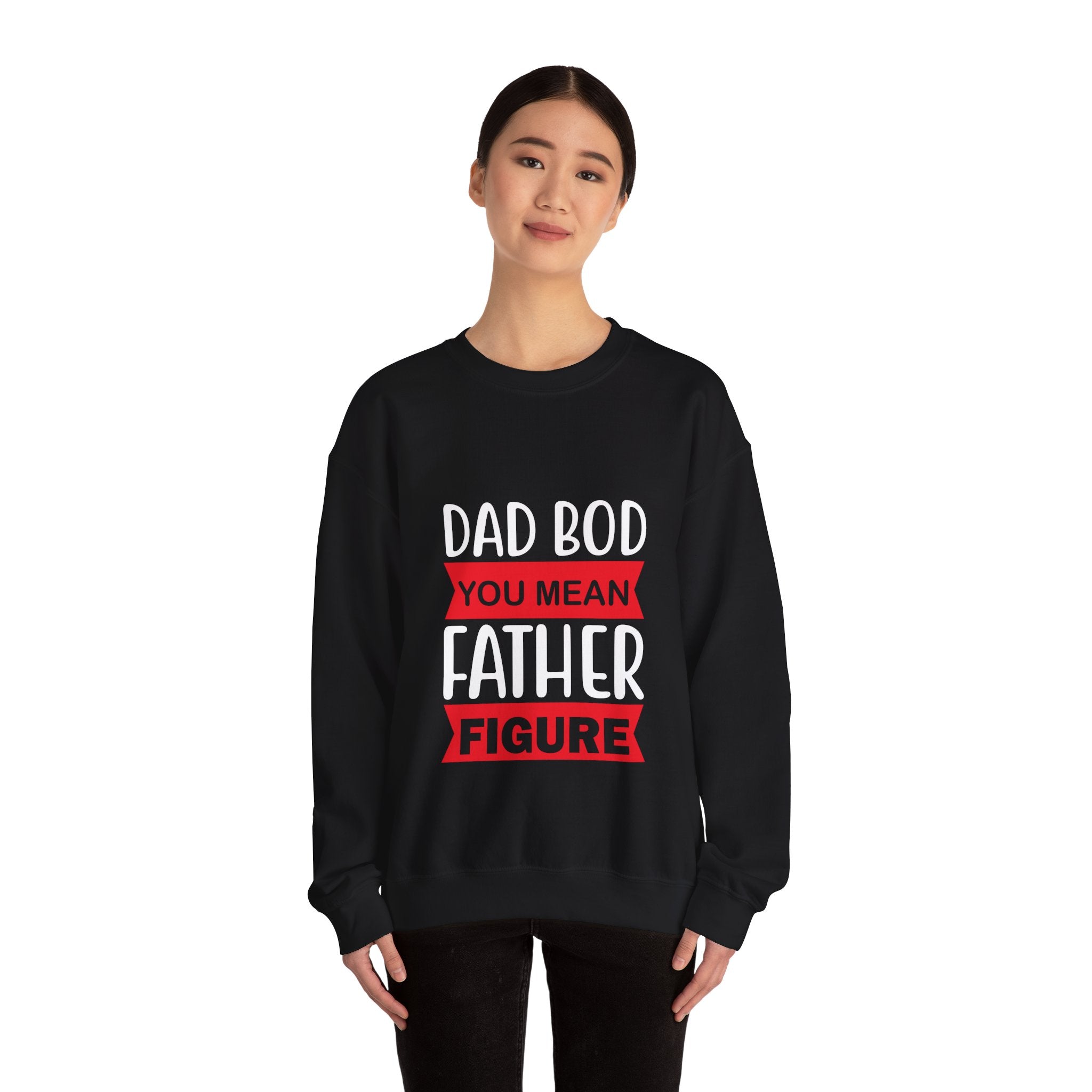 Dad Bod You Mean Father Figure Unisex Heavy Blend Crewneck Sweatshirt