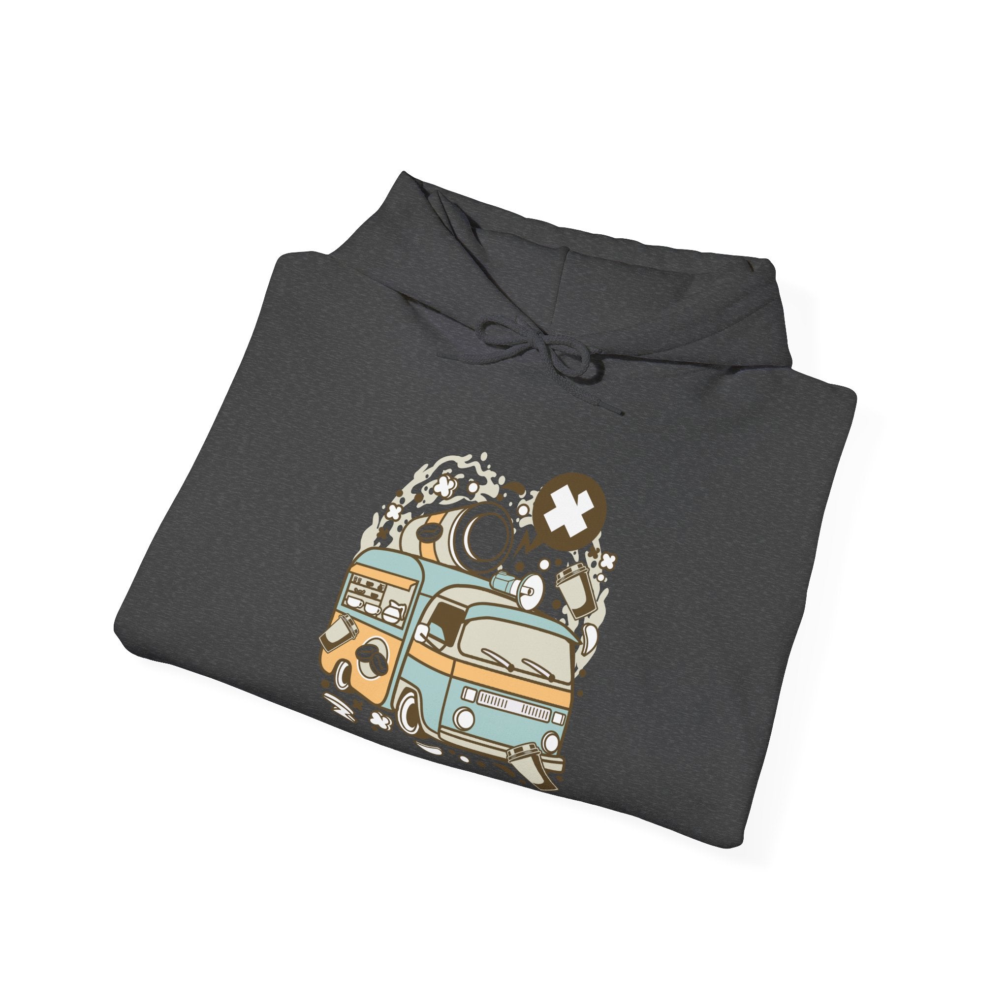 Coffee Van Unisex Heavy Blend Hooded Sweatshirt for Ultimate Comfort and Style