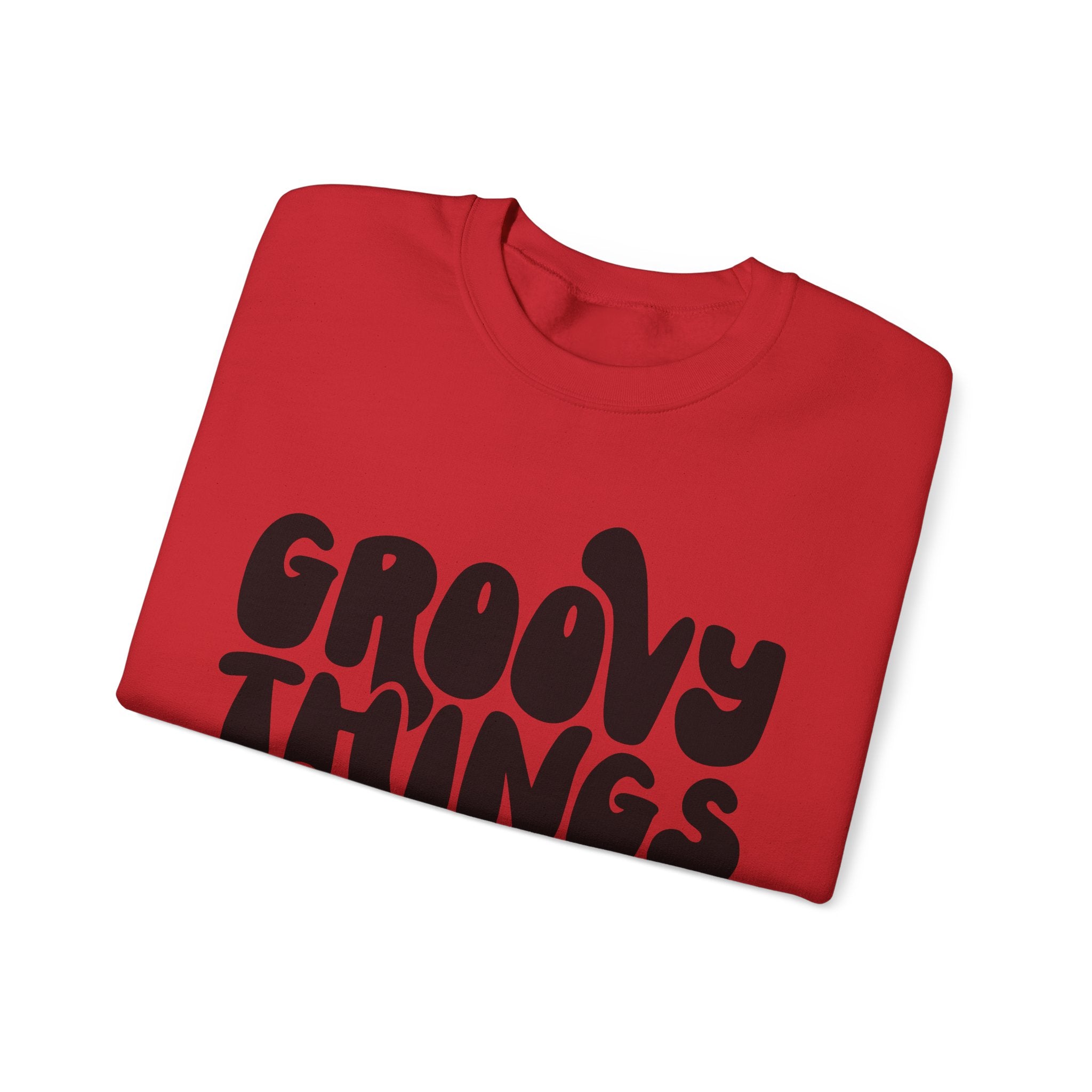 Groovy Things Are Coming Unisex Heavy Blend Crewneck Sweatshirt