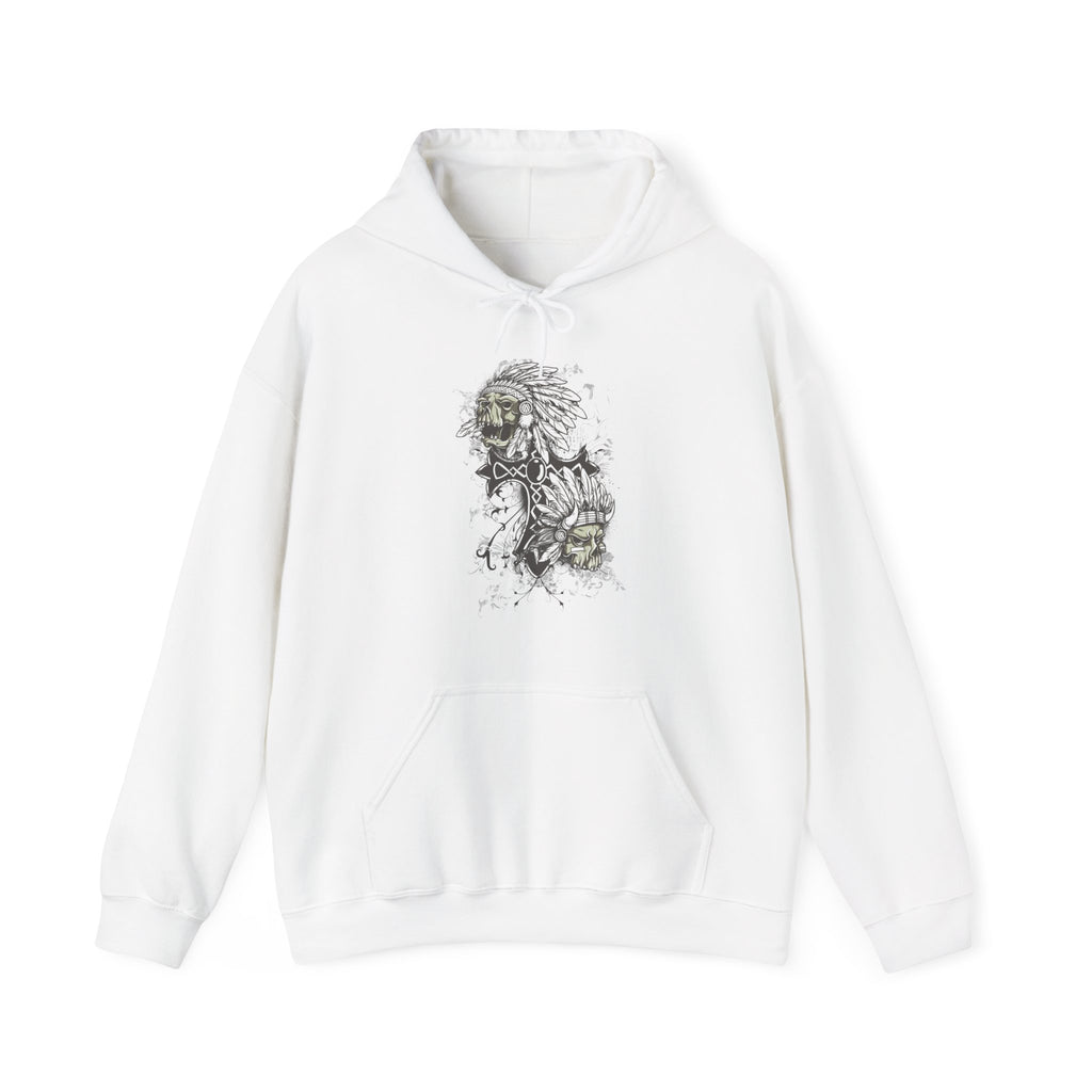 Artsy Indian Skills Unisex Heavy Blend Hooded Sweatshirt for Ultimate Comfort and Warmth