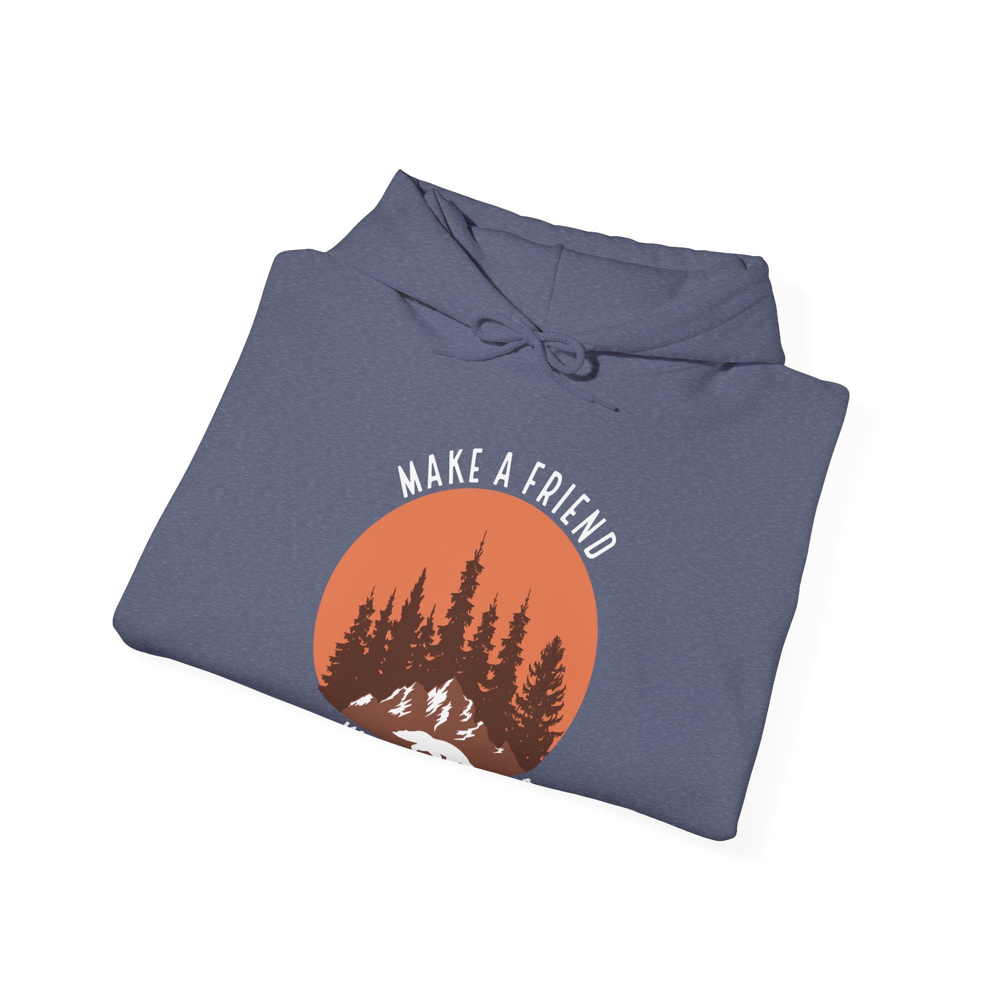 Make A Friend With A Forest Unisex Heavy Blend Hooded Sweatshirt