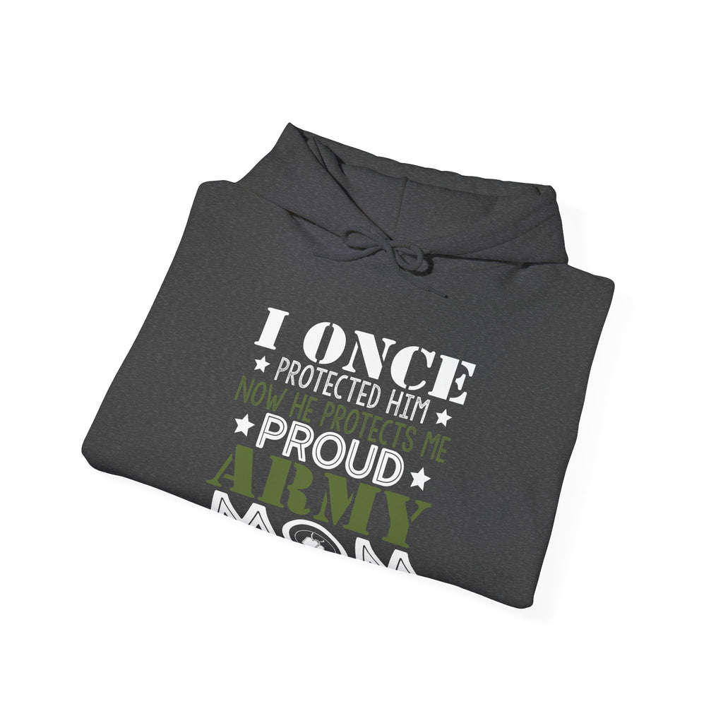 Proud Army Mom Unisex Heavy Blend Hooded Sweatshirt for Cold Days