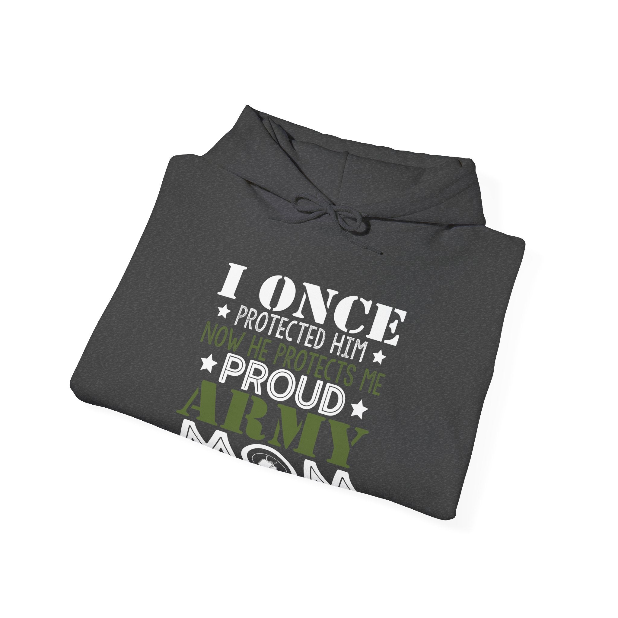 Proud Army Mom Unisex Heavy Blend Hooded Sweatshirt for Cold Days
